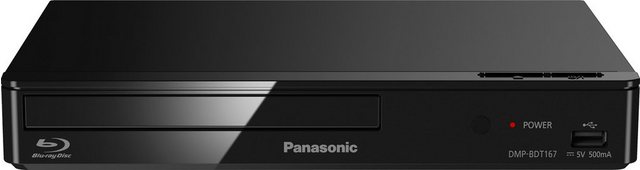 Panasonic DMP BDT167 Blu ray Player (LAN (Ethernet), 3D Effect Controller, Schnellstart Modus)  - Onlineshop OTTO