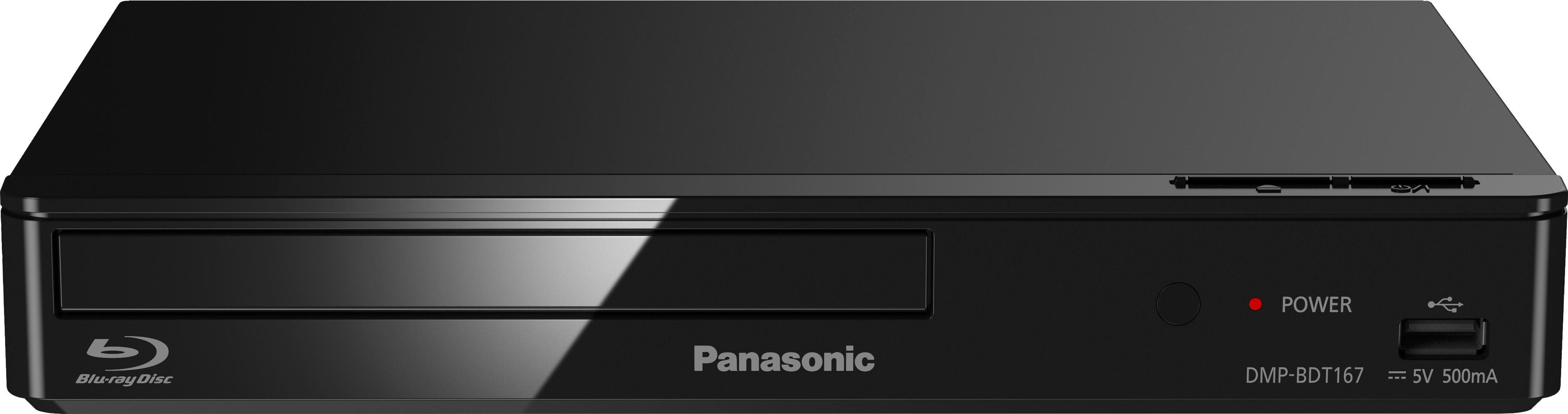 Panasonic Bild Atemberaubendes in (Ethernet), Full Qualität 2D 3D Controller, DMP-BDT167 Effect bester oder (LAN HD Blu-ray-Player 3D Schnellstart-Modus),