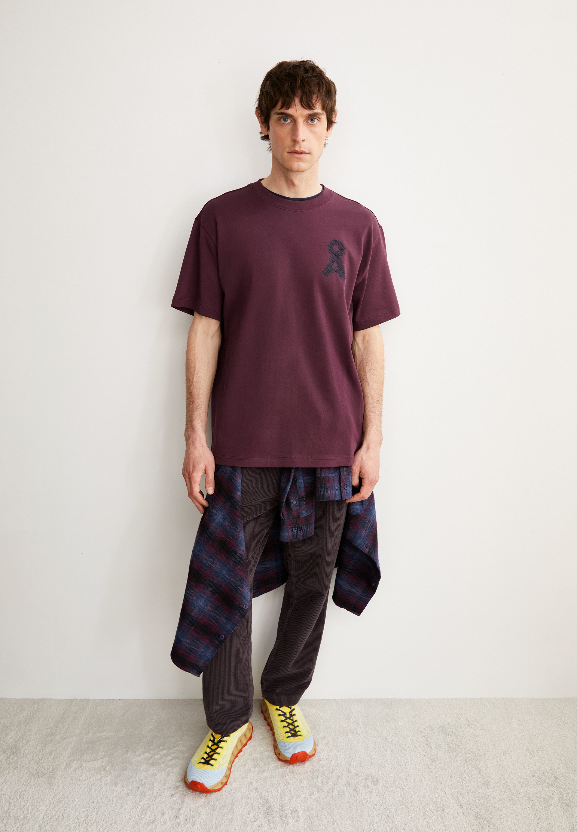 Armedangels T-Shirt AADRU Å ZICK ZACK T-Shirt aus Bio-Baumwolle Oversized Fit