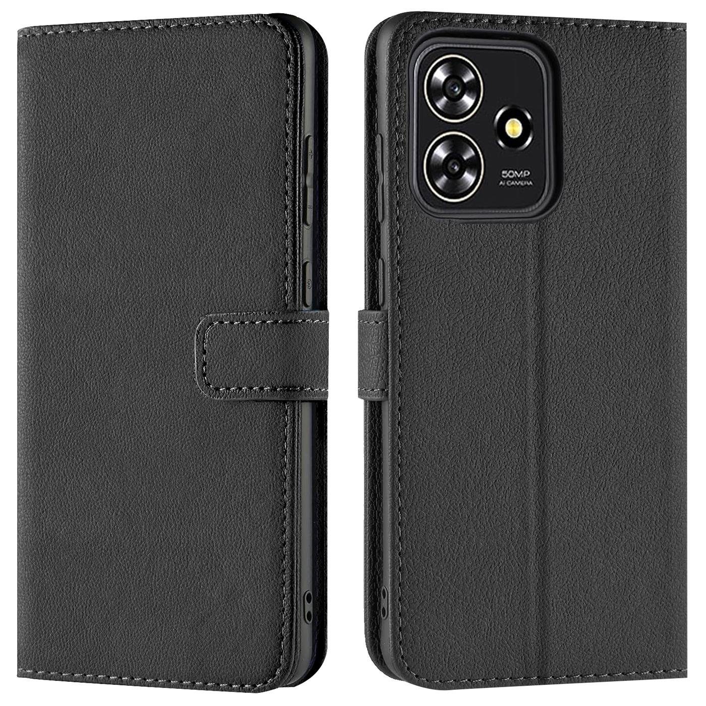 CoolGadget Handyhülle Wallet Klapp Tasche Book Case für ZTE Blade A73 4G 6,6 Zoll, Hülle Klapphülle Flip Cover Etui Schutzhülle
