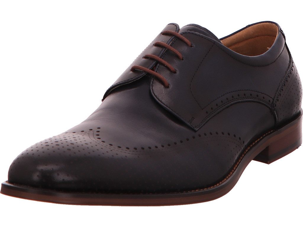 Digel Schnürhalbschuh Business Herren Blau Sel Schnürschuh