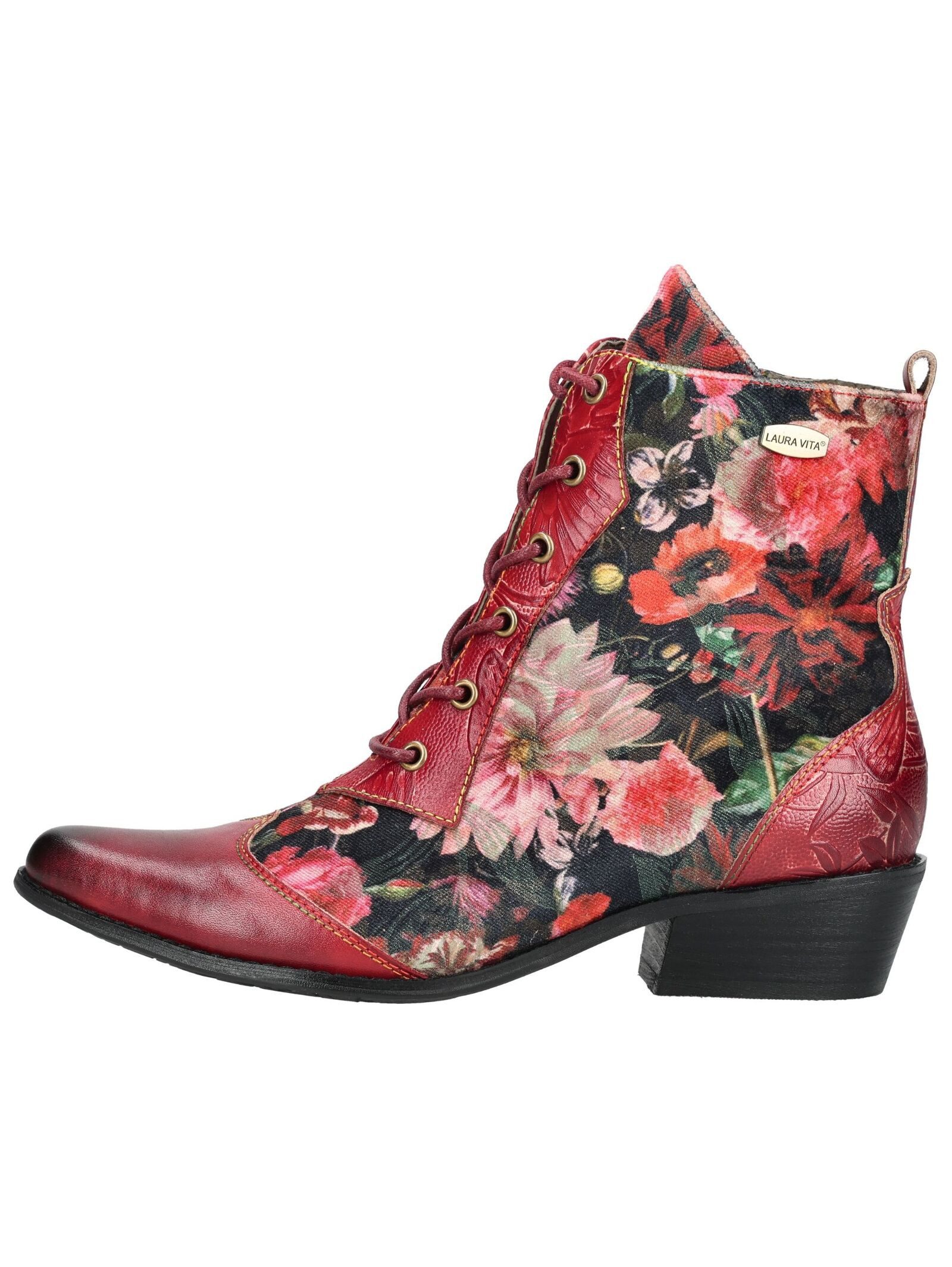 LAURA VITA LAURA VITA Stiefelette Leder/Textil Schnürstiefelette