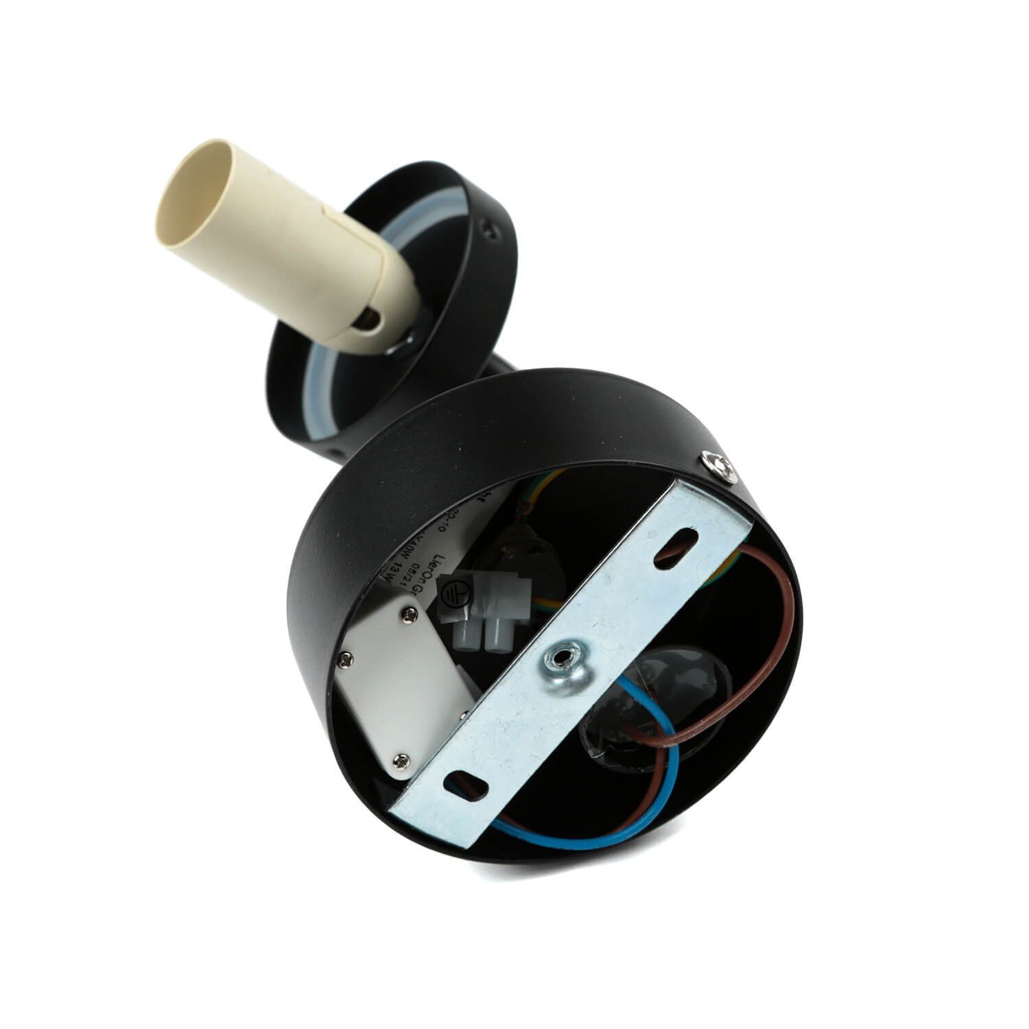 Kugelschirm ohne IP44 Licht-Erlebnisse Badezimmerleuchte Wandleuchte Leuchtmittel, TOGO, mit Wandlampe Schalter