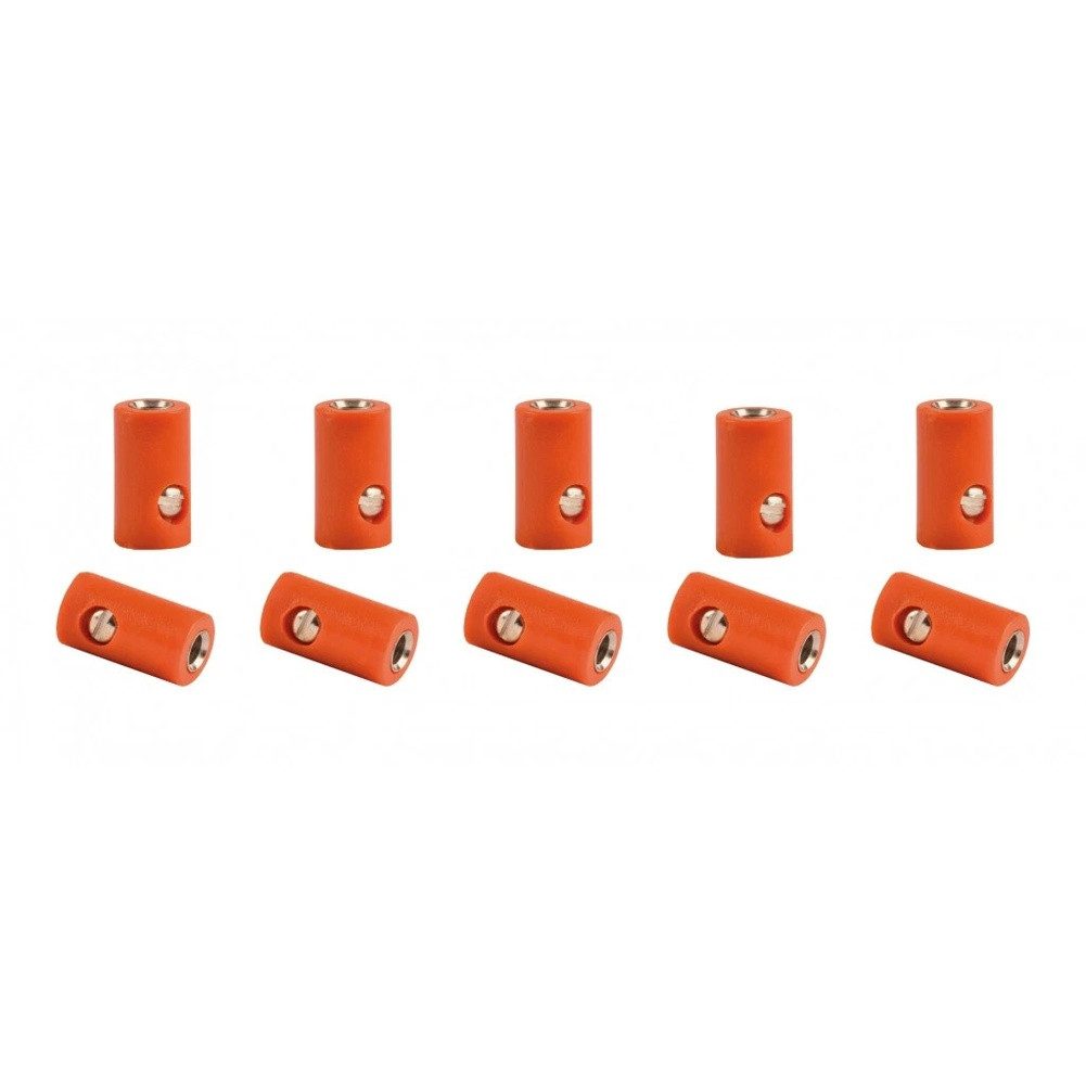 Viessmann Modelleisenbahn-Stecker Viessmann 6884 Muffen orange, 10 Stück