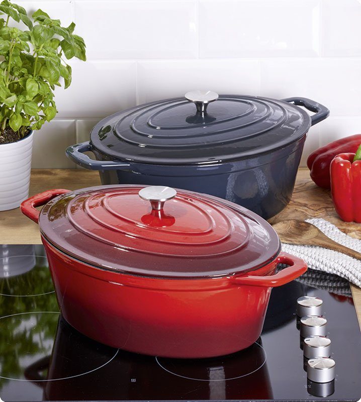 CS Koch-Systeme Bräter Xanten, Gusseisen, 8 Liter, Induktion