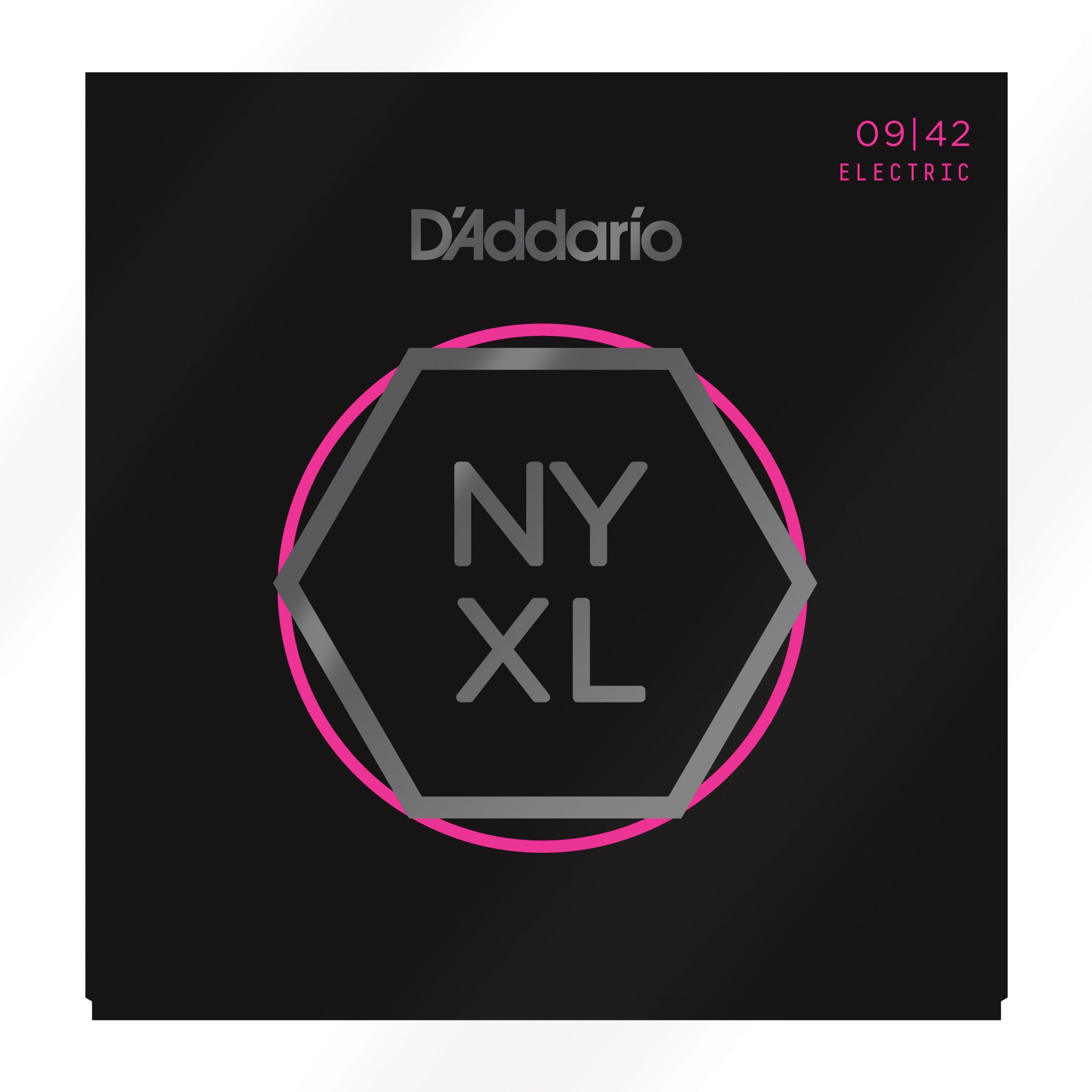 Daddario Saiten, (NYXL 09-42 Carbon Steel Alloy), NYXL 09-42 Carbon Steel Alloy - E-Gitarrensaiten