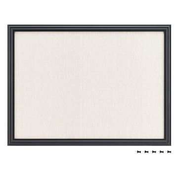 Navaris Pinnwand Memoboard mit Leinenoberfläche - 58x43cm - inkl. Stecknadeln, (1-tlg)