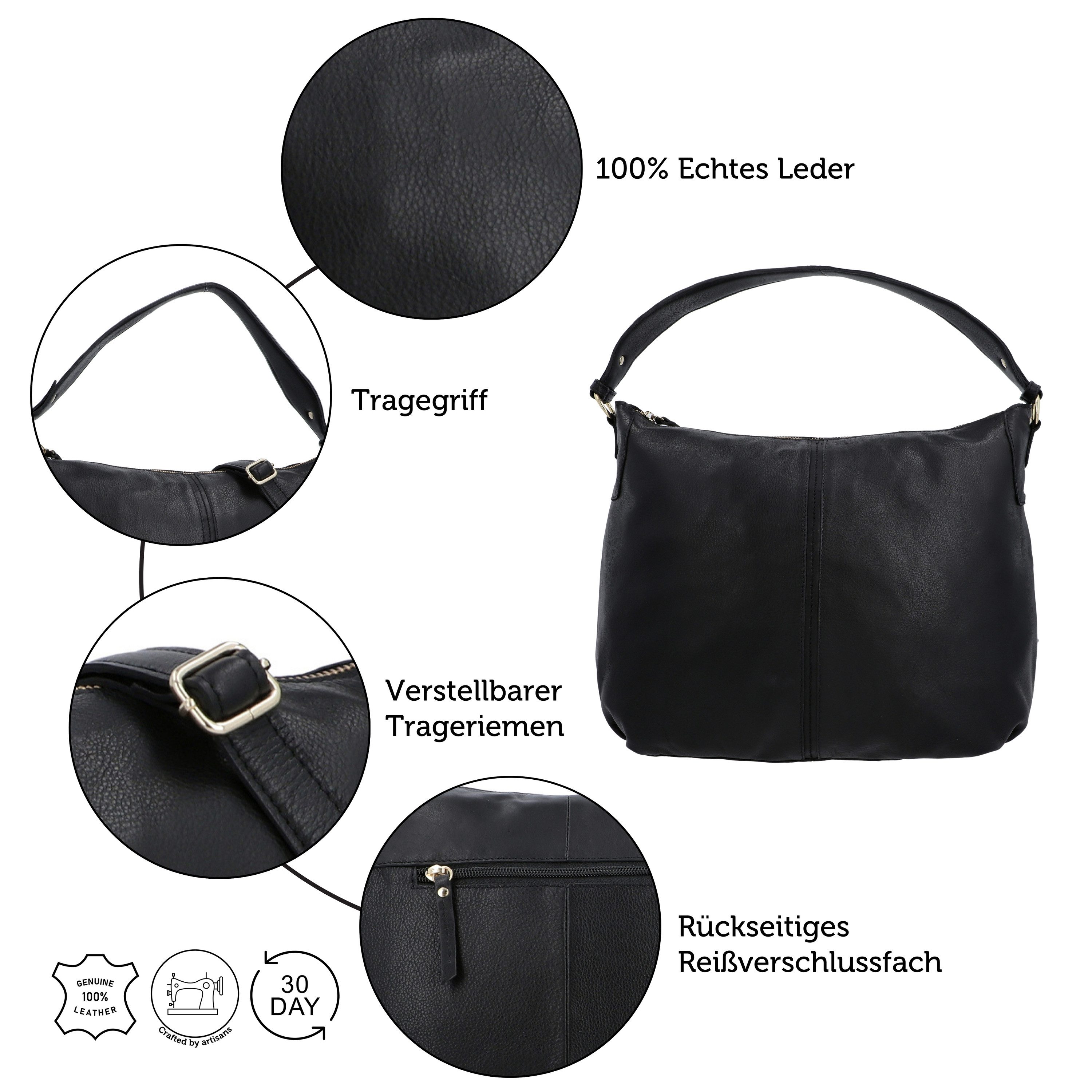 Gusti Leder Handtasche Gusti Leder Handtasche Hannah (1-tlg)