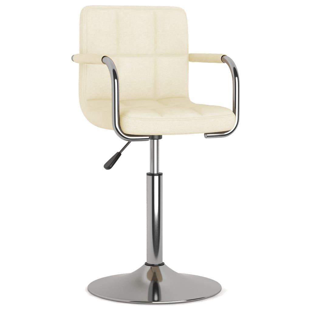 vidaXL Esszimmerstuhl Esszimmerstuhl Creme Stoff (1 günstig online kaufen