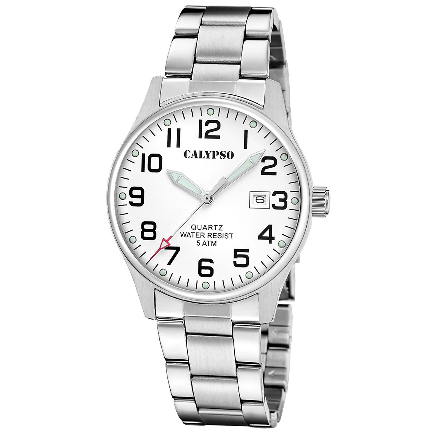 CALYPSO WATCHES Quarzuhr Quarz Stahl/Weiß