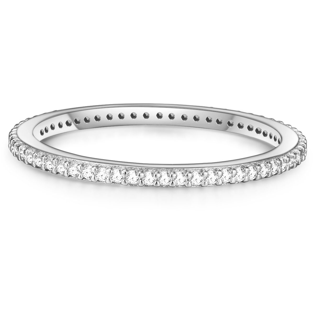 Glanzstücke München aus 925 Sterling Zirkonia Silberring Silber, Silberring mit