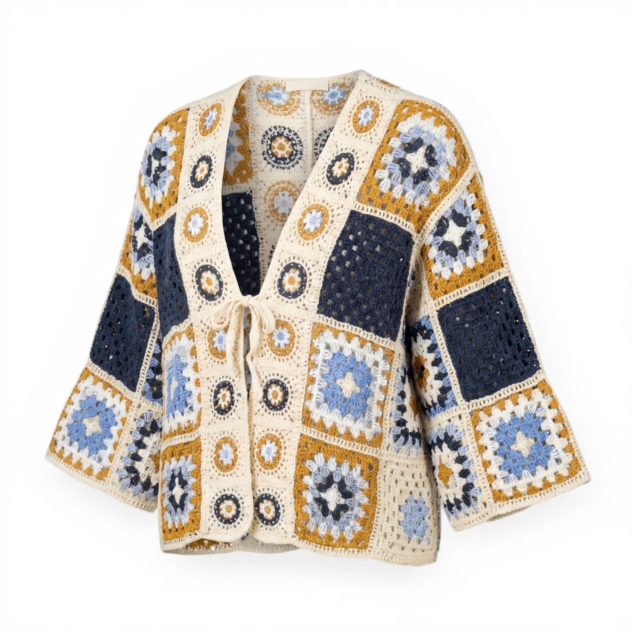 Strickjacke Damen Häkel Jacke Sommerjacke Strick Bolero