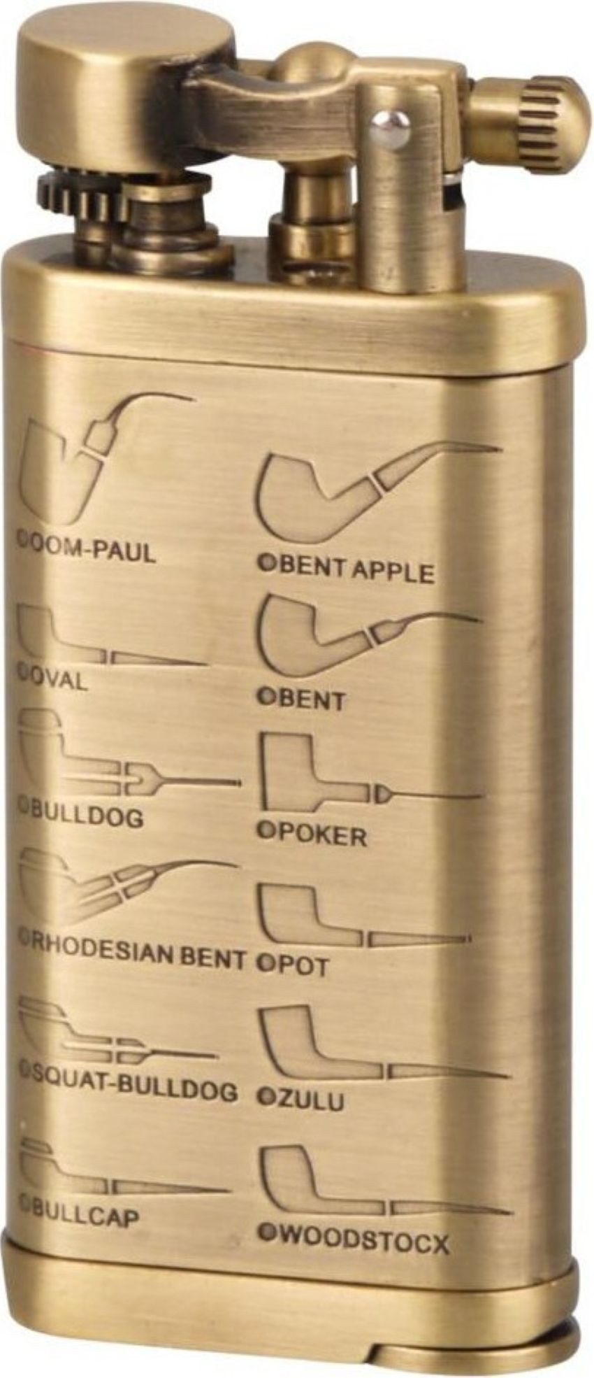 Passatore Feuerzeug Leonard Feuerzeug Shapes Messing Pfeifenfeuerzeug