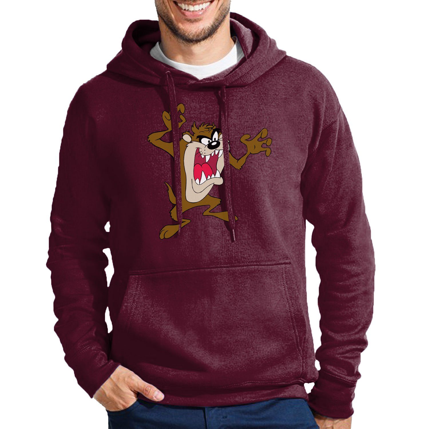 Hoodie Herren Taz Looney Tunes Logo