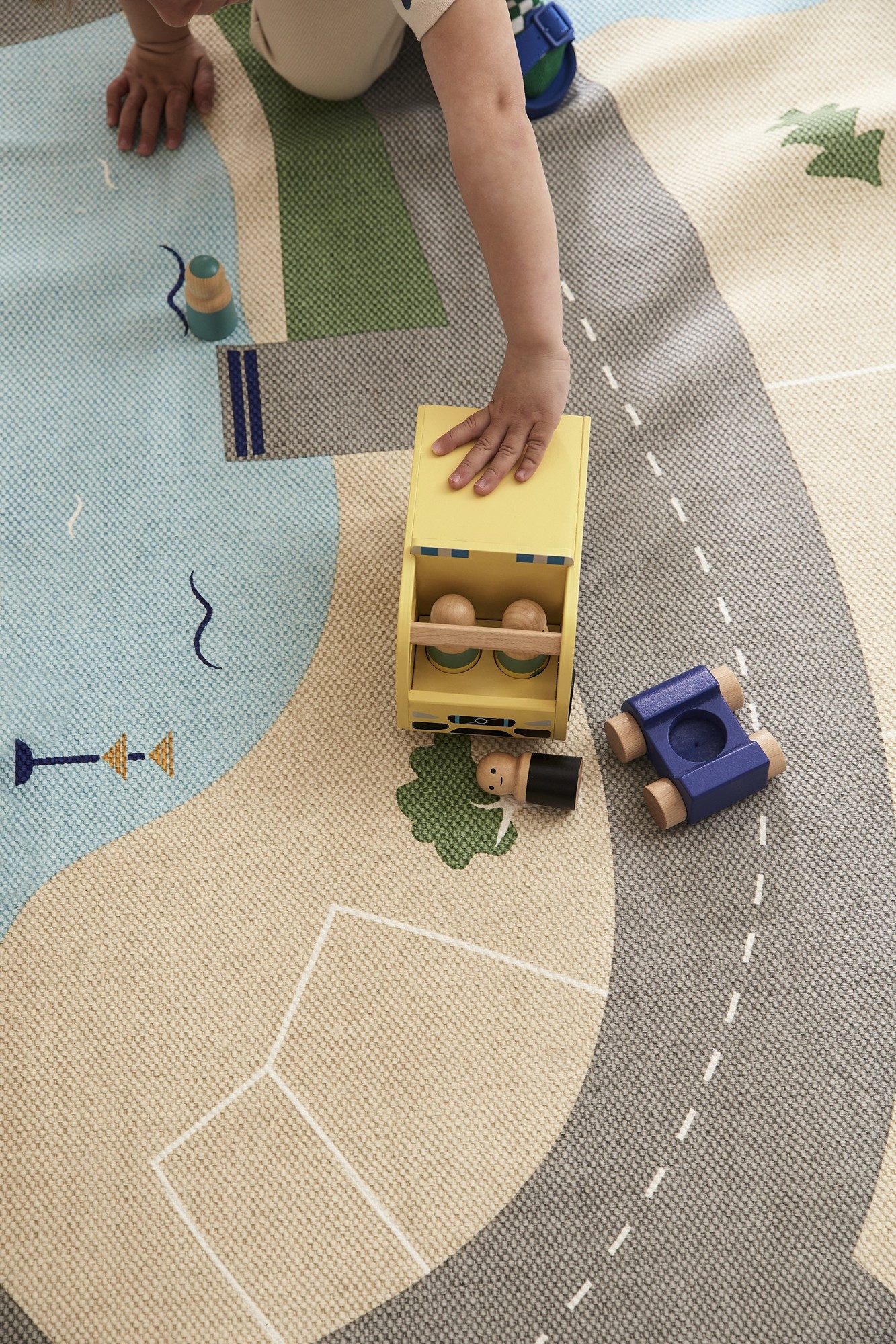 Kids Concept Kinderteppich Spielteppich Aiden, rechteckig