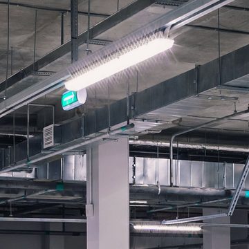 etc-shop LED Deckenleuchte, LED-Leuchtmittel fest verbaut, Neutralweiß, Wannenleuchte Feuchtraum Deckenleuchte Werkstatt Garagen Keller