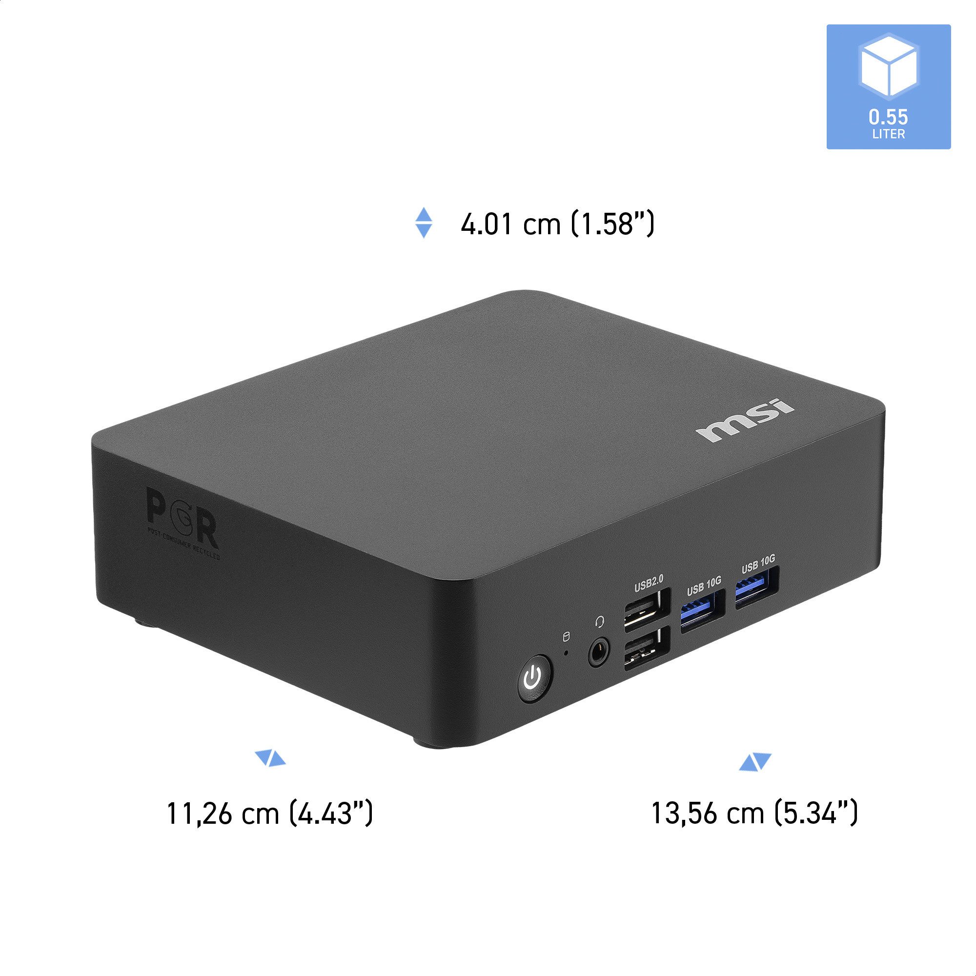 MSI MSI Cubi NUC TWG S-006XAT, Mini-PC, (ohne Mini-PC