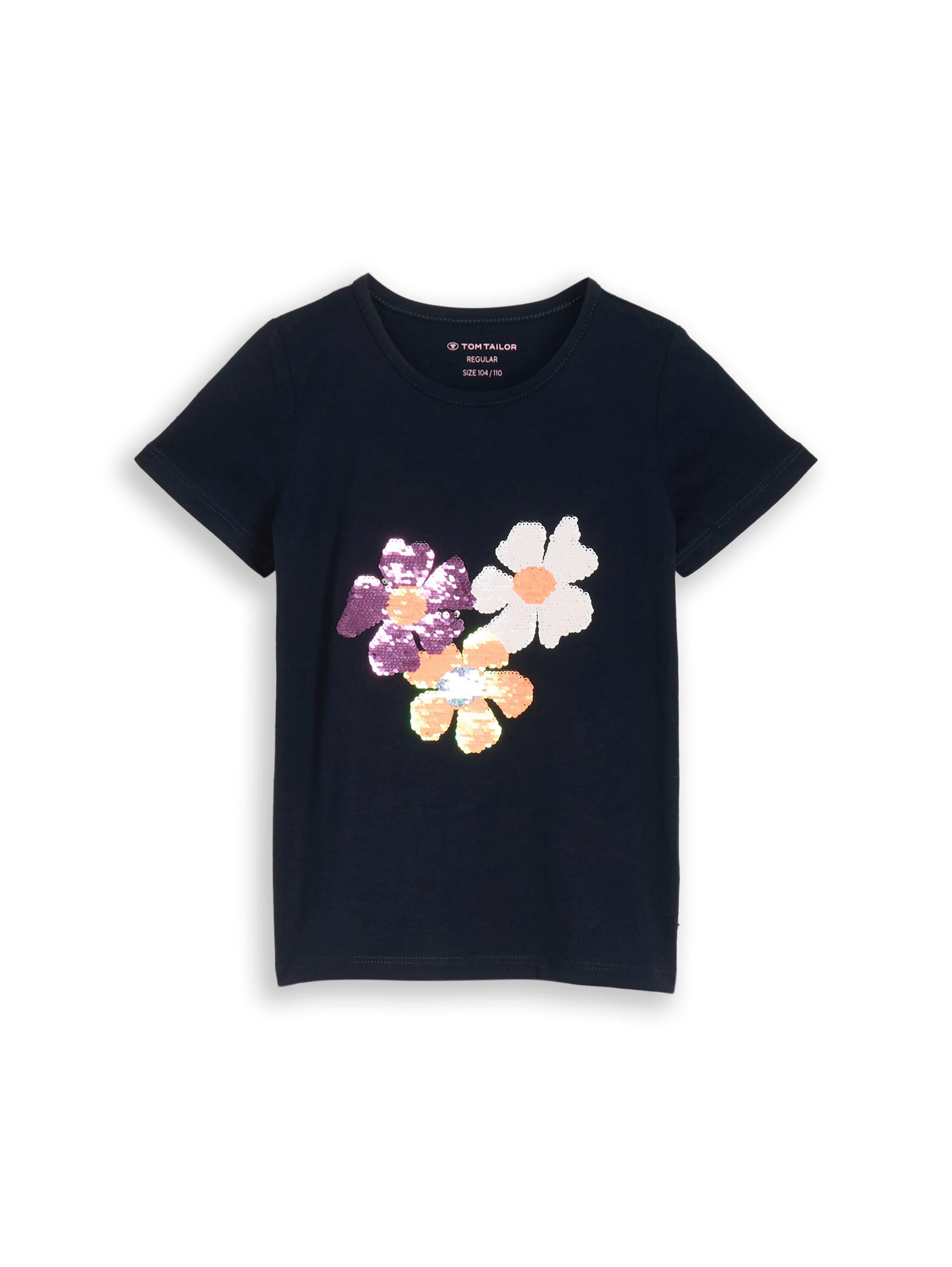 TOM TAILOR T-Shirt mit Wendepailletten