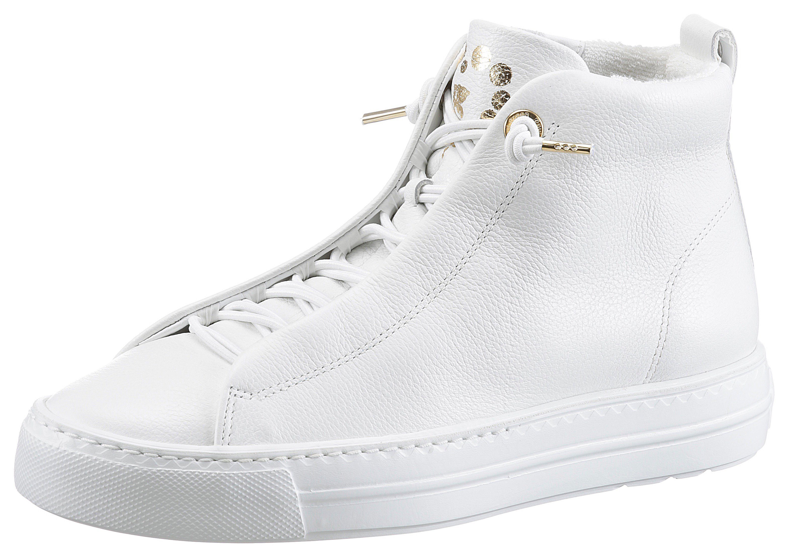 Paul Green Sneaker, High Top Sneaker, Schlupfboots mit goldfarbenen Details