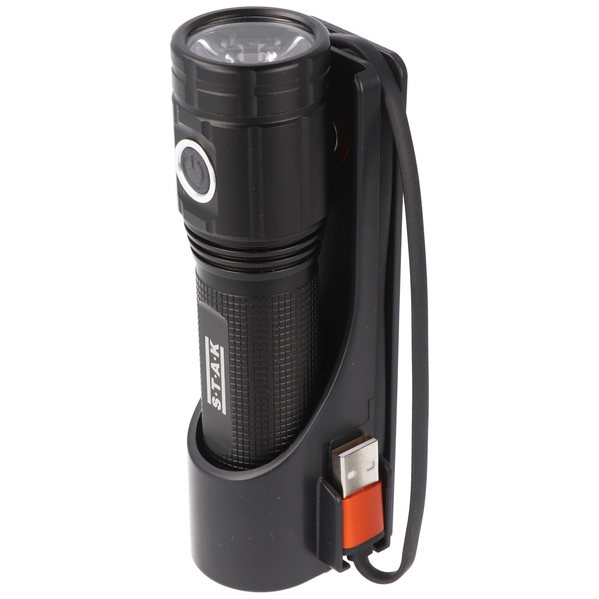 LED-Taschenlampe LED STURM: 2000 Velamp Wiederaufladbare Anti-Blac Lumen, Taschenlampe Velamp