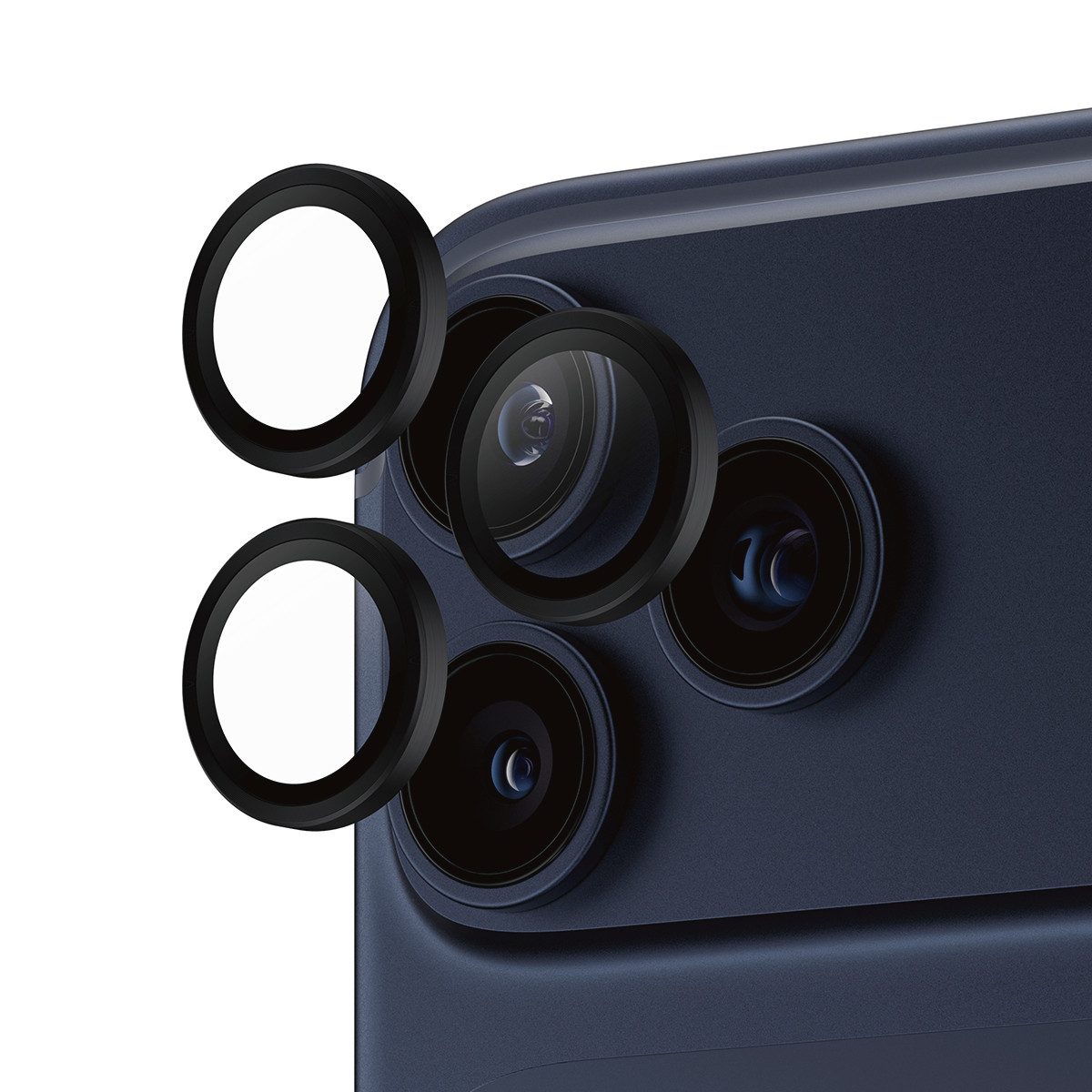 CARE by PanzerGlass Kameraschutzglas Hoops Camera Lens Protector für Apple iPhone 16 Pro/Pro Max, Apple iPhone 17 Pro/Pro Max, Kameraschutz,Linsenschutz,Objekti – Bild 3 von 5