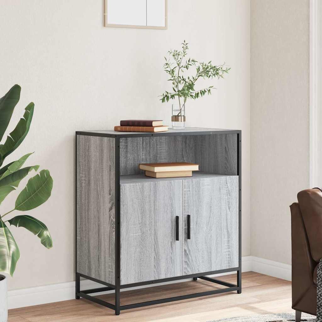 vidaXL Sideboard Sideboard Grau Sonoma 68x35x76 günstig online kaufen