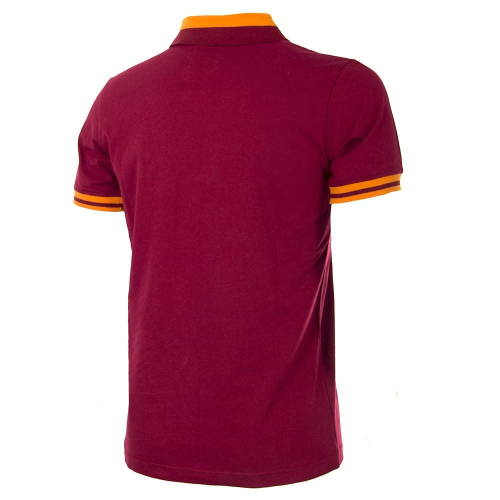 COPA Fußballtrikot Retro Trikot AS Roma 1978/79 gesticktes Vereinsemblem
