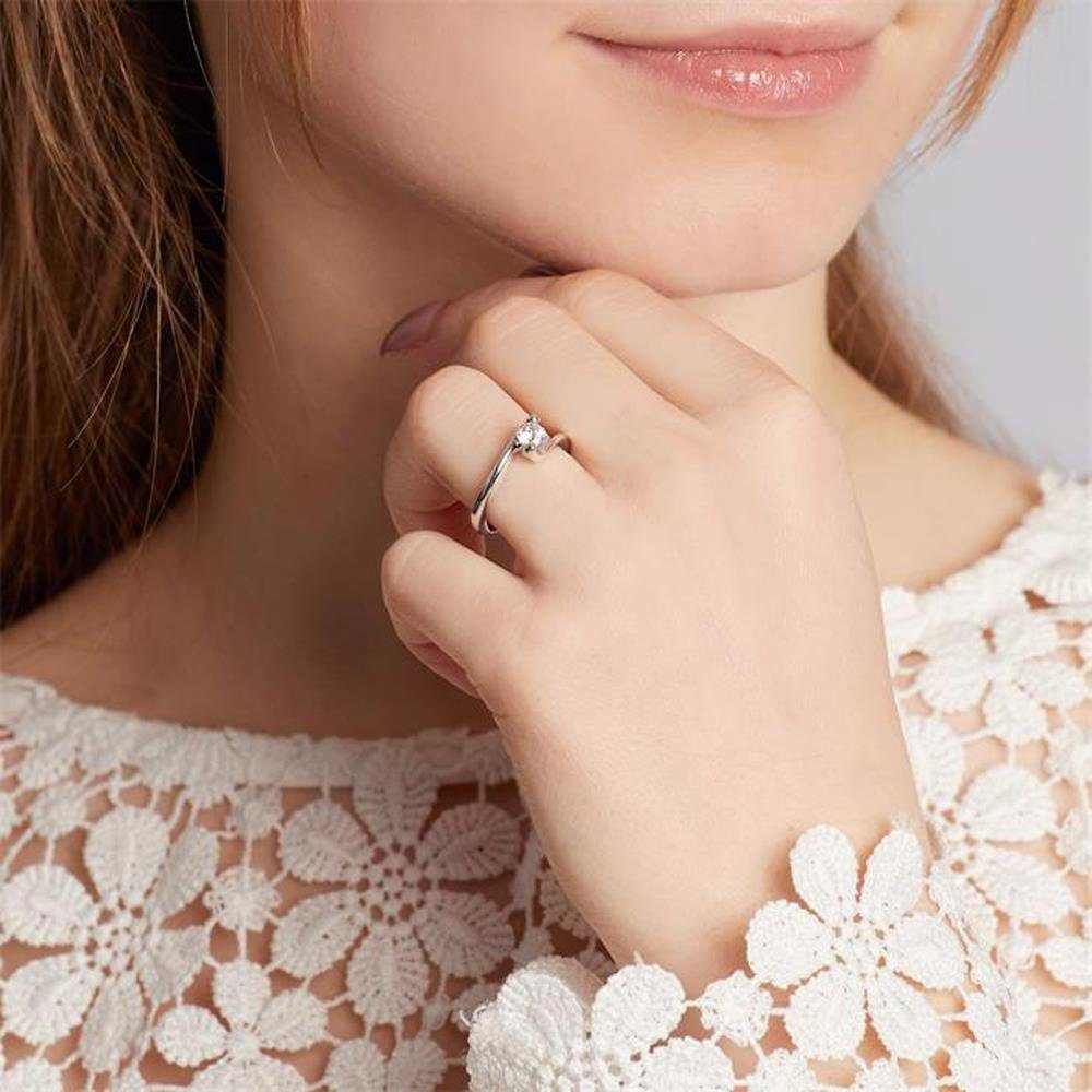 JEWLIX Verlobungsring Hochwertiger JEWLIX Verlobungsring aus 925 Silber mit günstig online kaufen