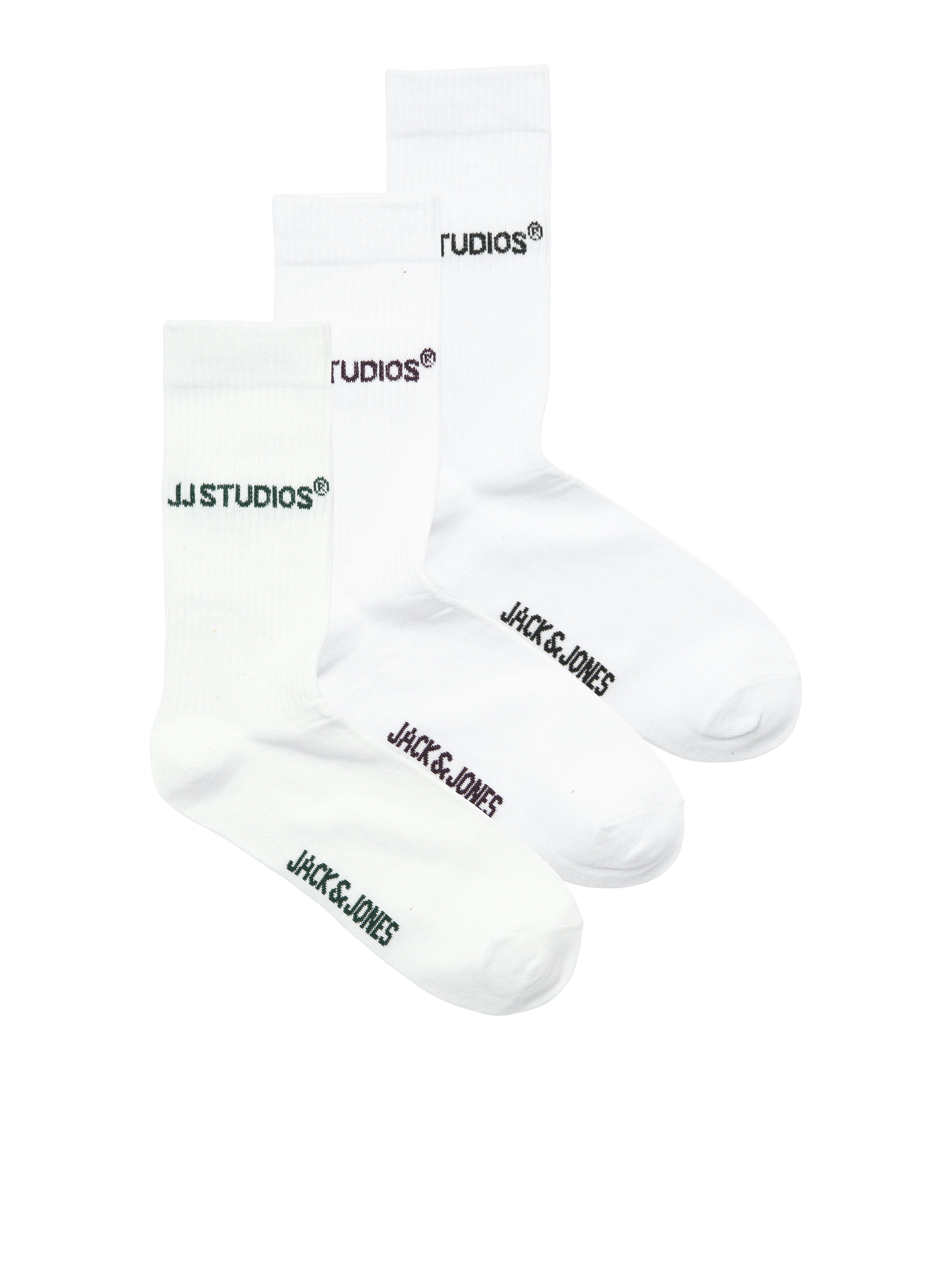 Jack & Jones Freizeitsocken JACSOHO TENNIS SOCKS 3 PACK NOOS (Packung, 3-Pa günstig online kaufen