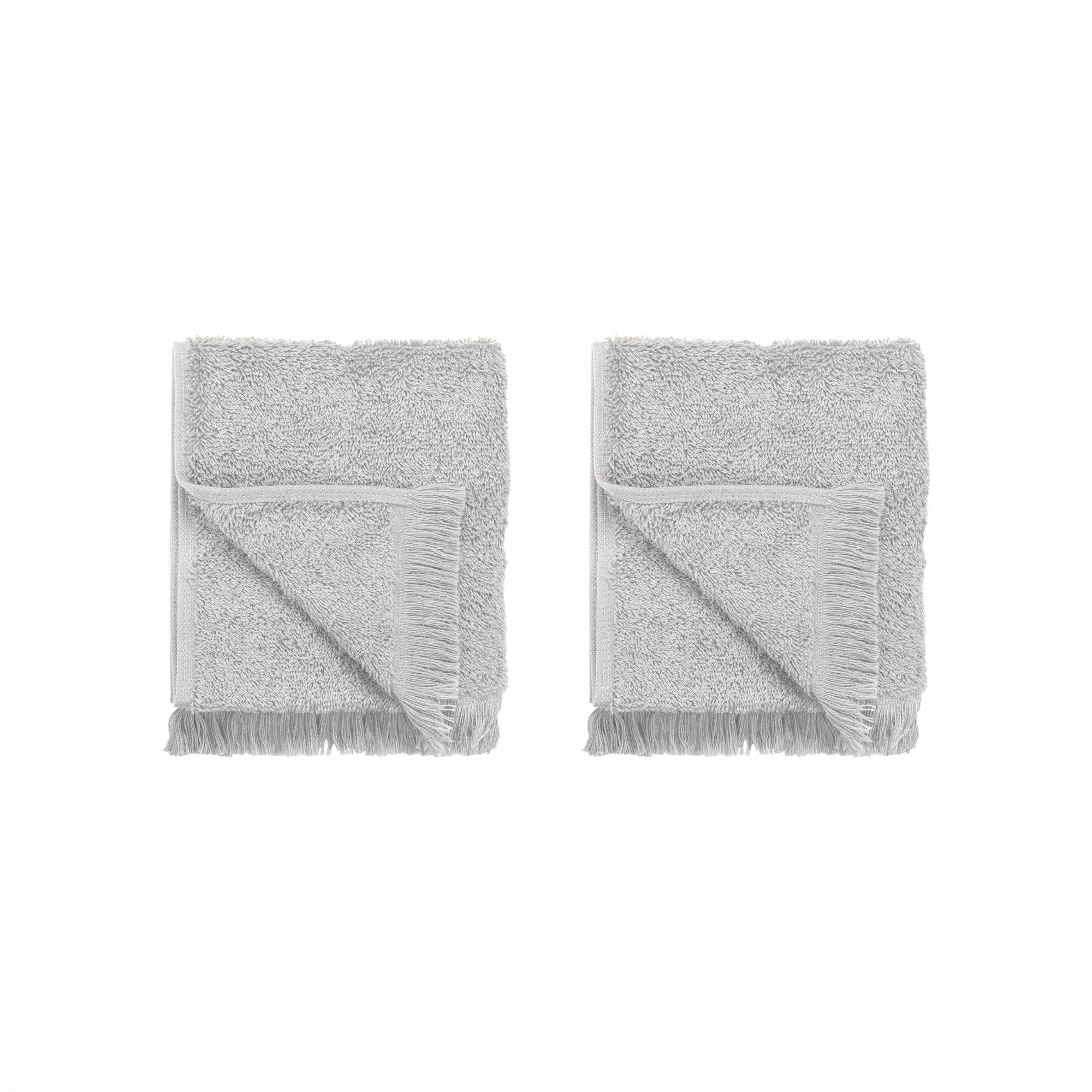 blomus Gästehandtücher -FRINO- 2er Set Luxuriöse Gästehandtücher mit Fransen-Design, (Set, 2-St), Luxuriös, Baumwolle, Fransen-Design, Pflegeleicht, 60 °C wasch – Bild 2 von 2
