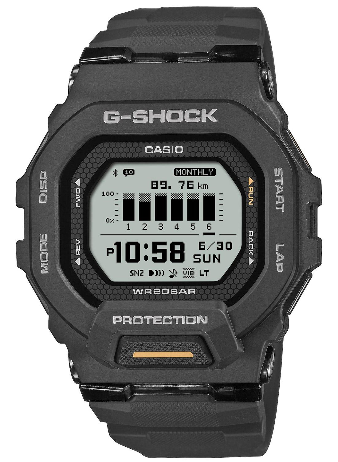 CASIO G-SHOCK Digitaluhr G-Shock G-Squad Bluetooth Schwarz