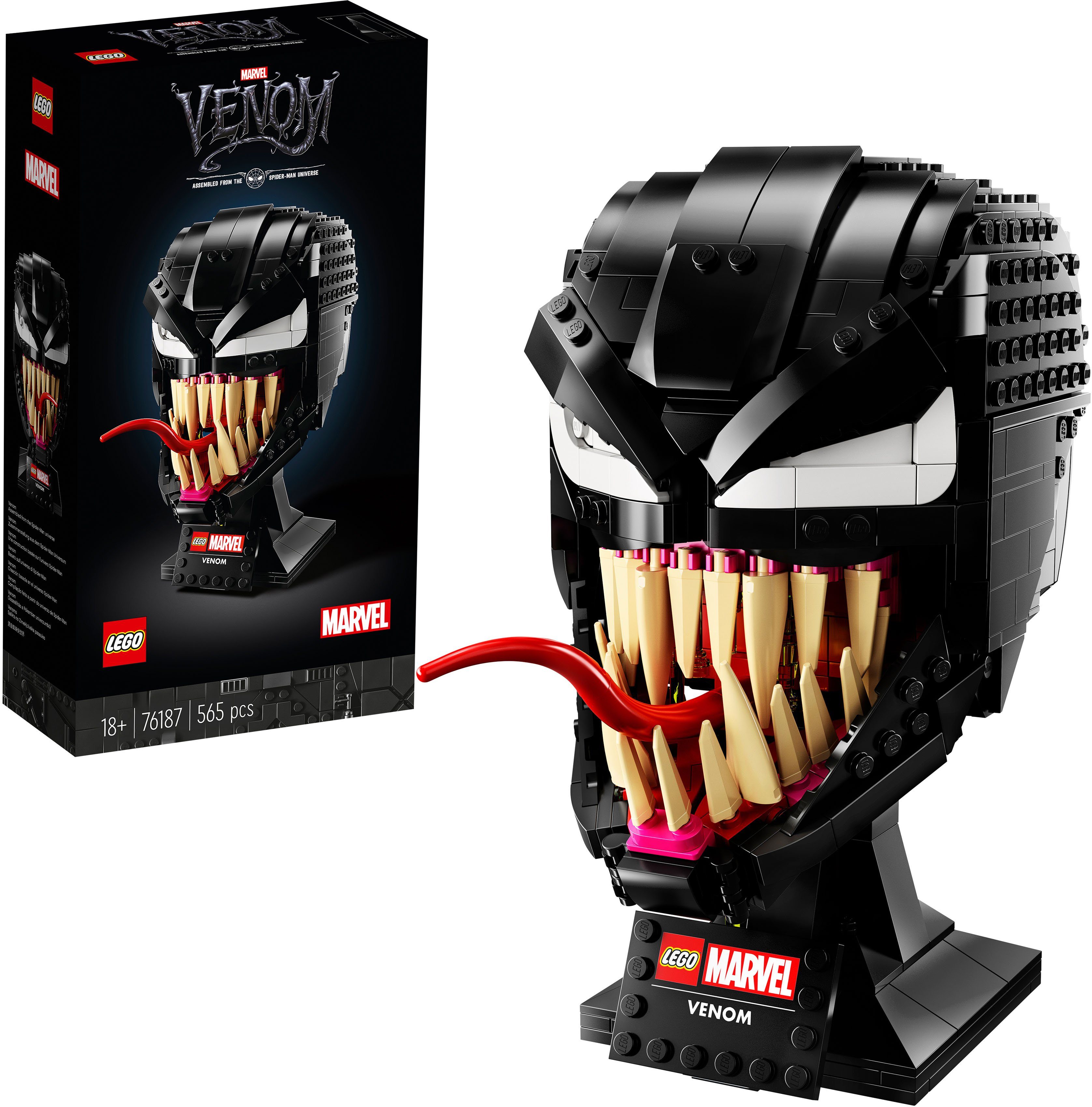 Made Venom Spider-Man, Konstruktionsspielsteine Super (565 St), in Europe Heroes; LEGO® LEGO® Marvel (76187),