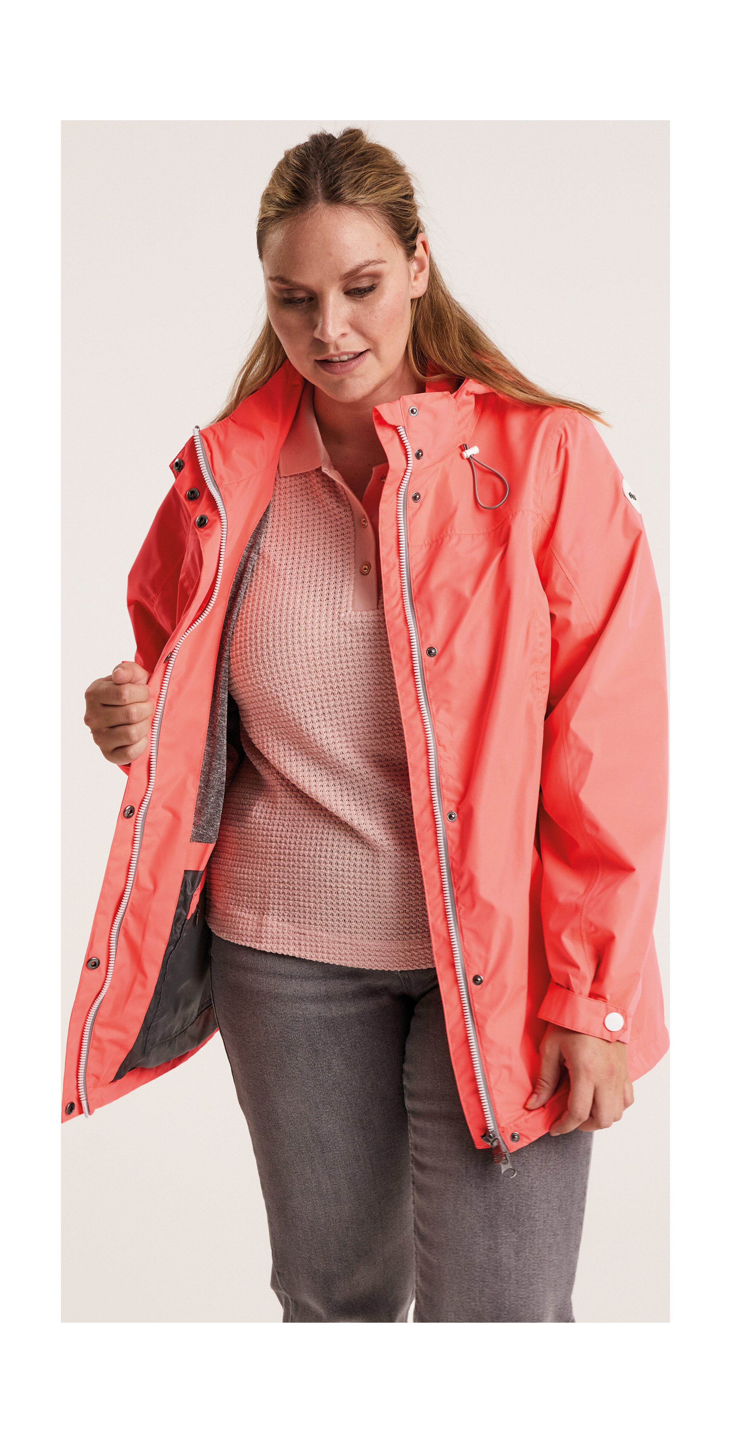 11 STS WMN Outdoorjacke STOY koralle JCKT