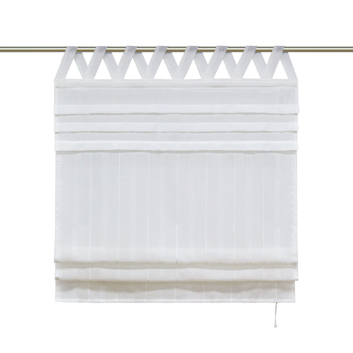 Delien Raffrollo Tilla, mit Schlaufen, halbtransparente Raffgardine V Schla günstig online kaufen