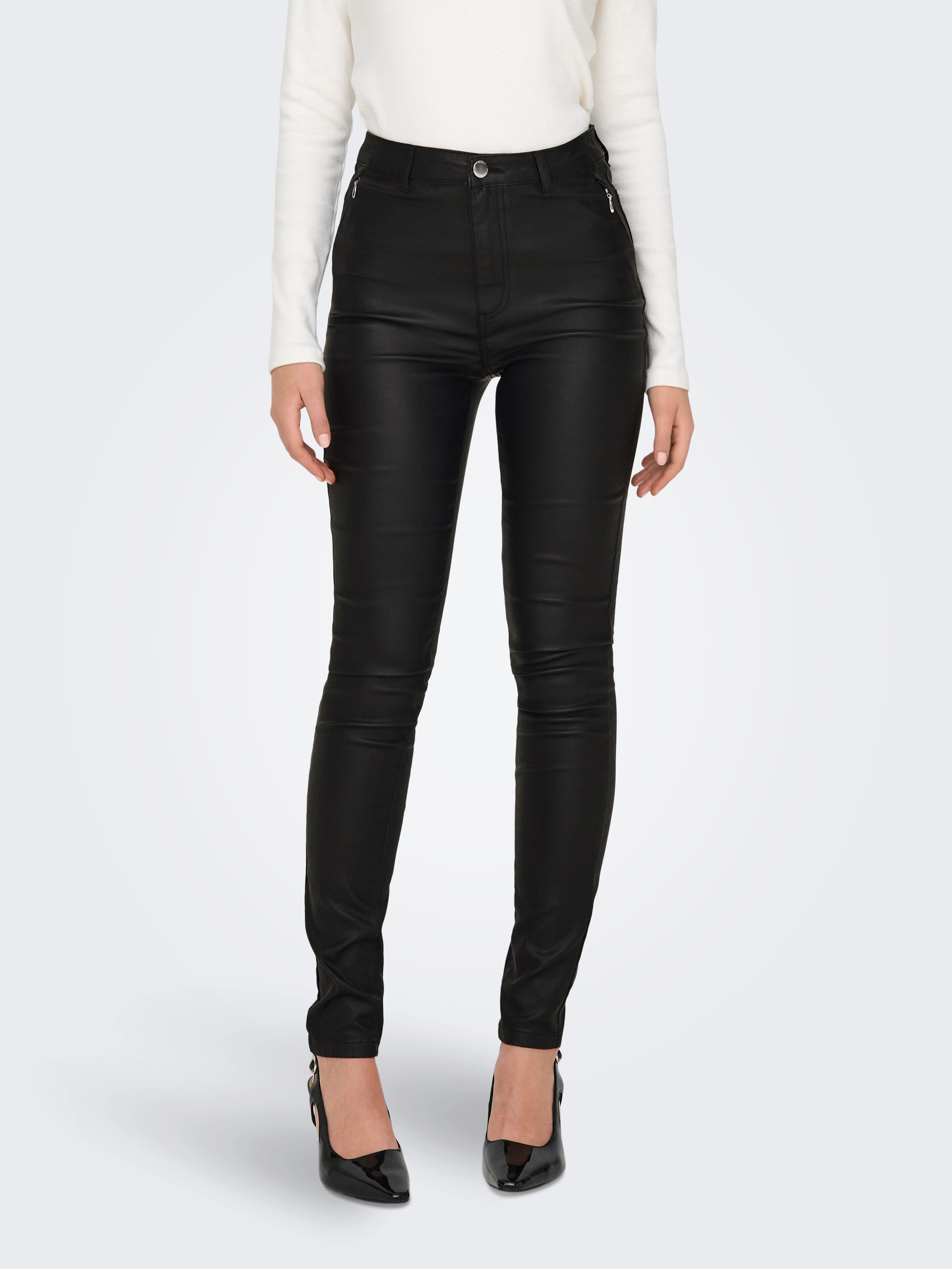 ONLY Lederimitathose ONLELSIE-NYA LIFE HW ZIP günstig online kaufen
