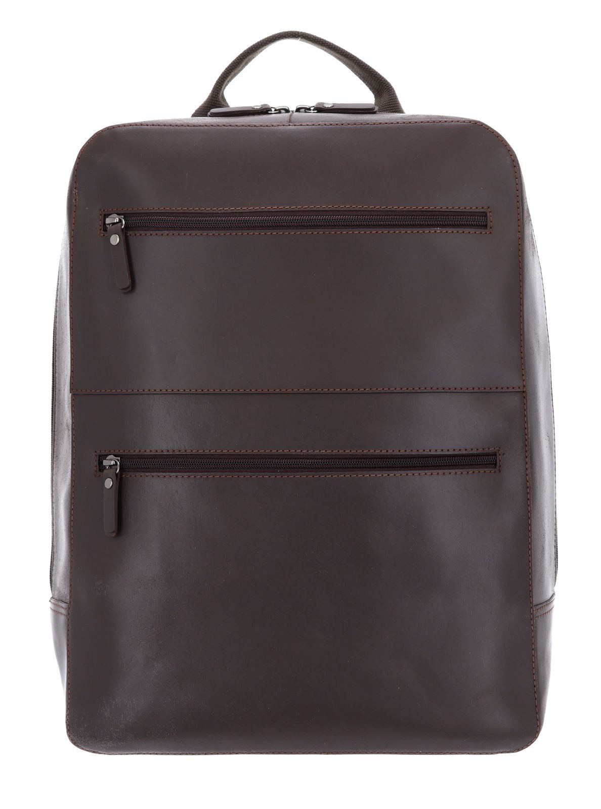Leonhard Heyden Rucksack Business Rucksack 7551 (Set, 2-tlg), aus echtem Rindsleder