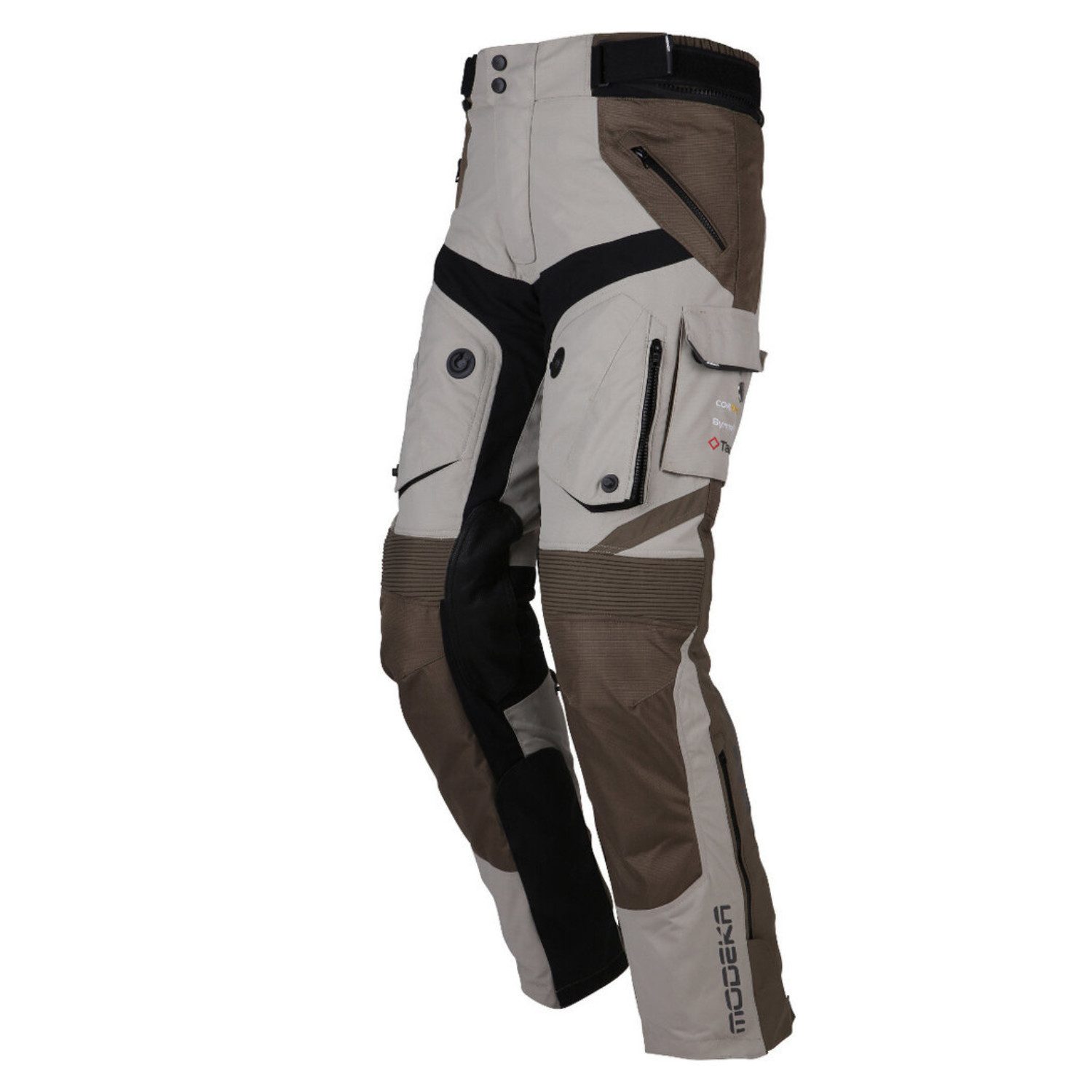 Modeka Motorradhose Panamericana 2 Motorrad Textilhose 3-Lagen-Laminat,Knieprotektoren enthalten,herausnehmbares Innenfu