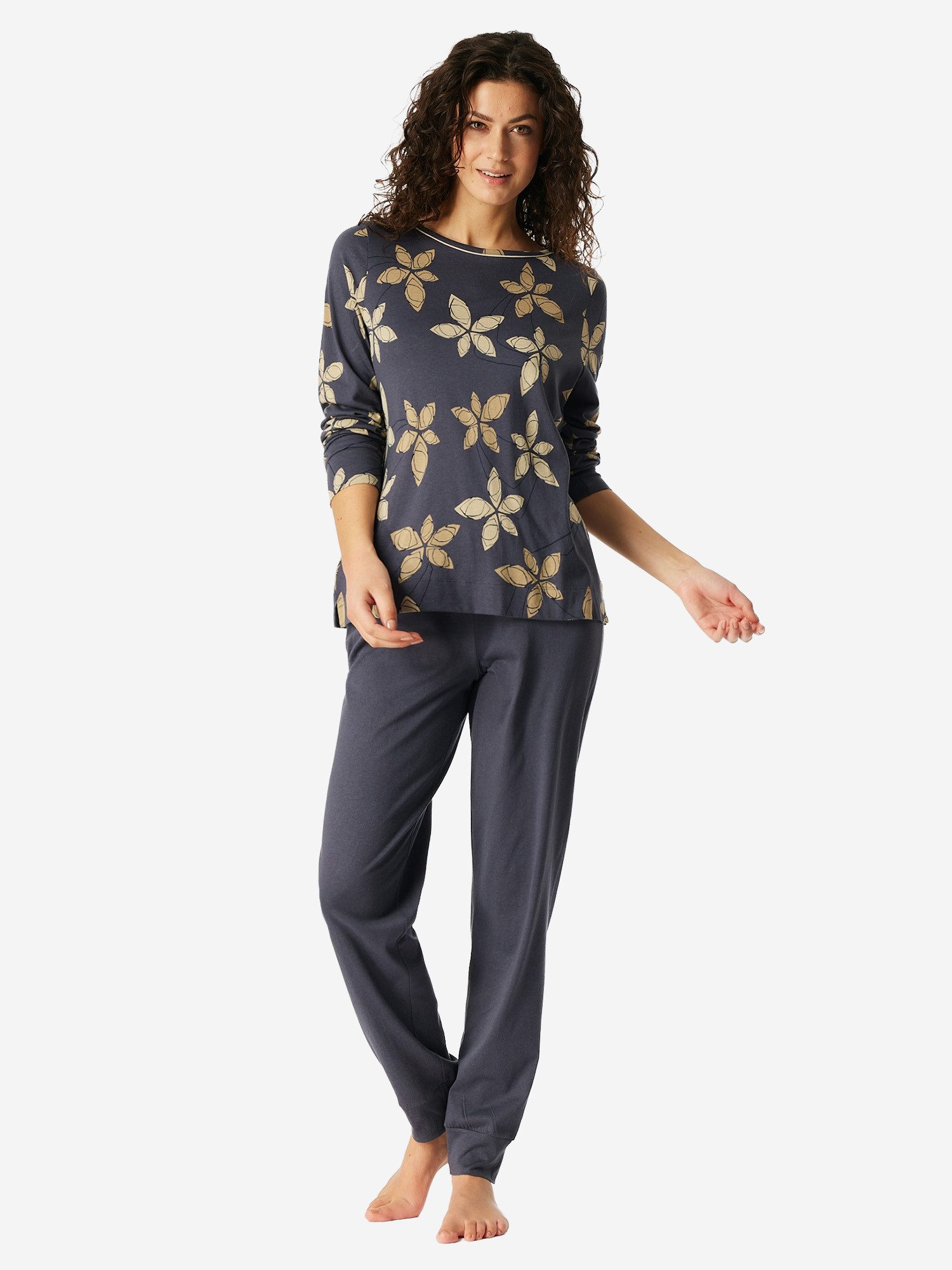 Schiesser Pyjama Comfort Nightwear (2 tlg) schlafanzug schlafmode bequem günstig online kaufen