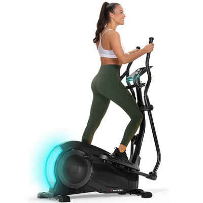 Sportstech Crosstrainer CX700, innovativer LED Technologie, Profigerät Crosstrainer für Zuhause