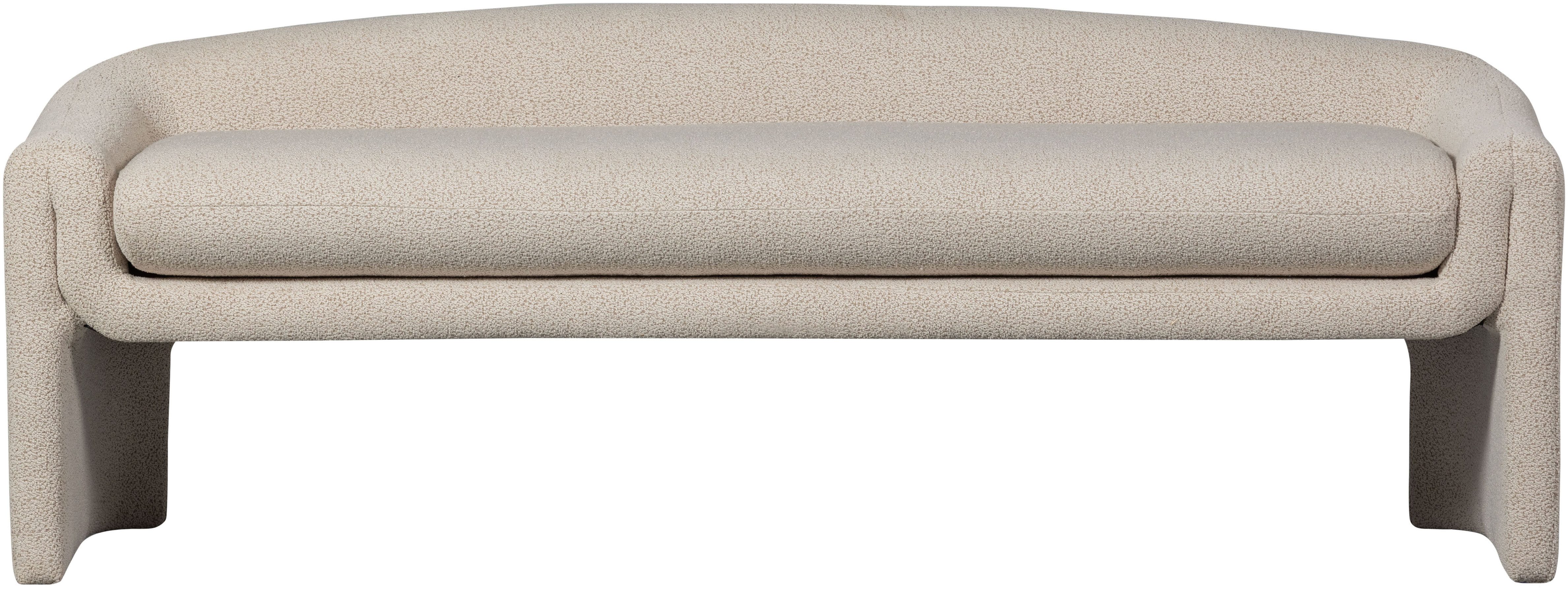 WOOOD Sitzbank "Zone" Esszimmerbank, grob gewebten Stoff, Breite 160 cm günstig online kaufen