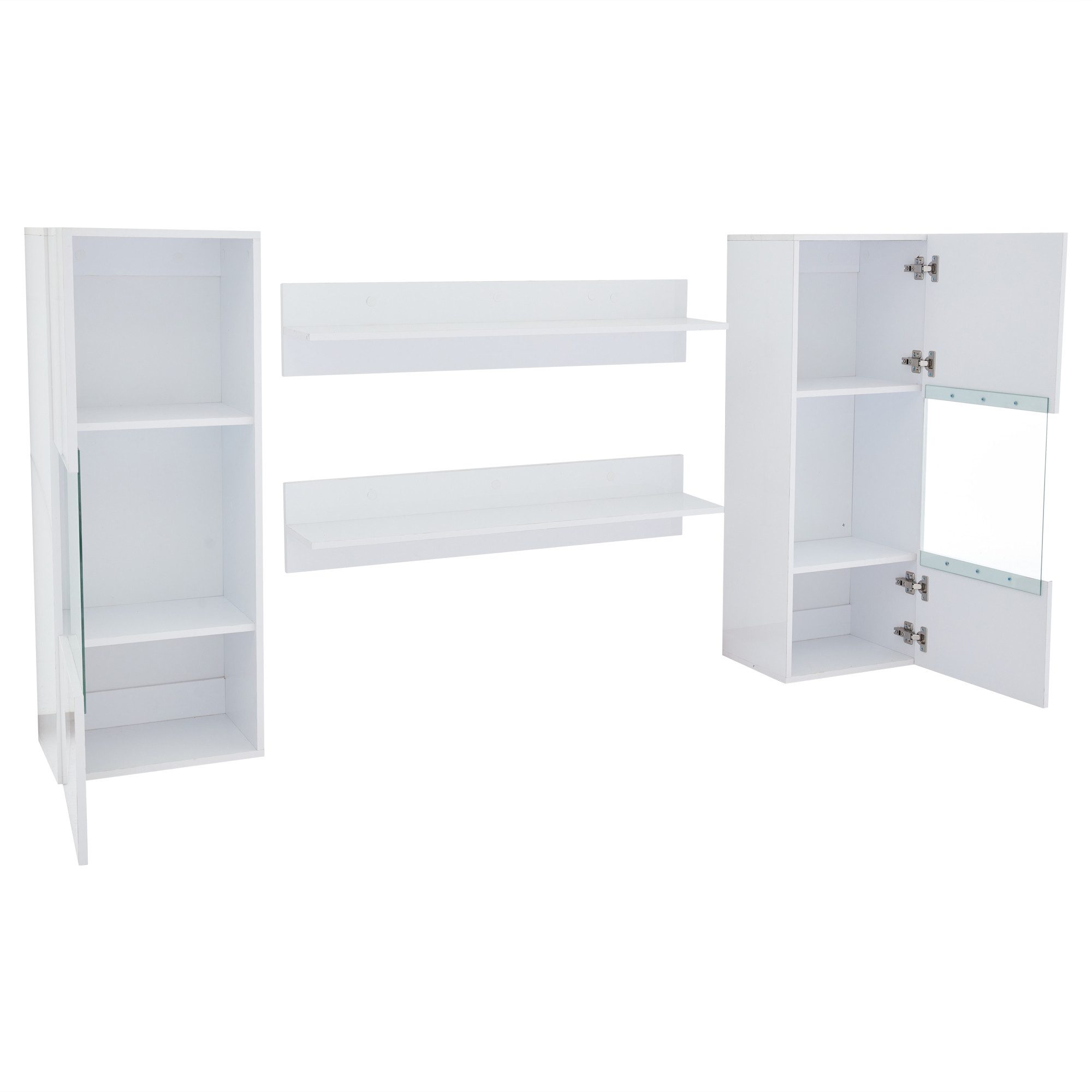 KLAM HOME Wandregal Wandregal 4er Sett, günstig online kaufen