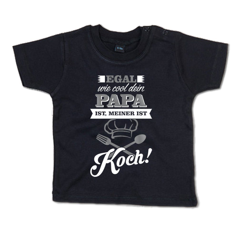Ggraphics TShirt Egal wie cool dein Papa ist, meiner ist Koch! Baby T