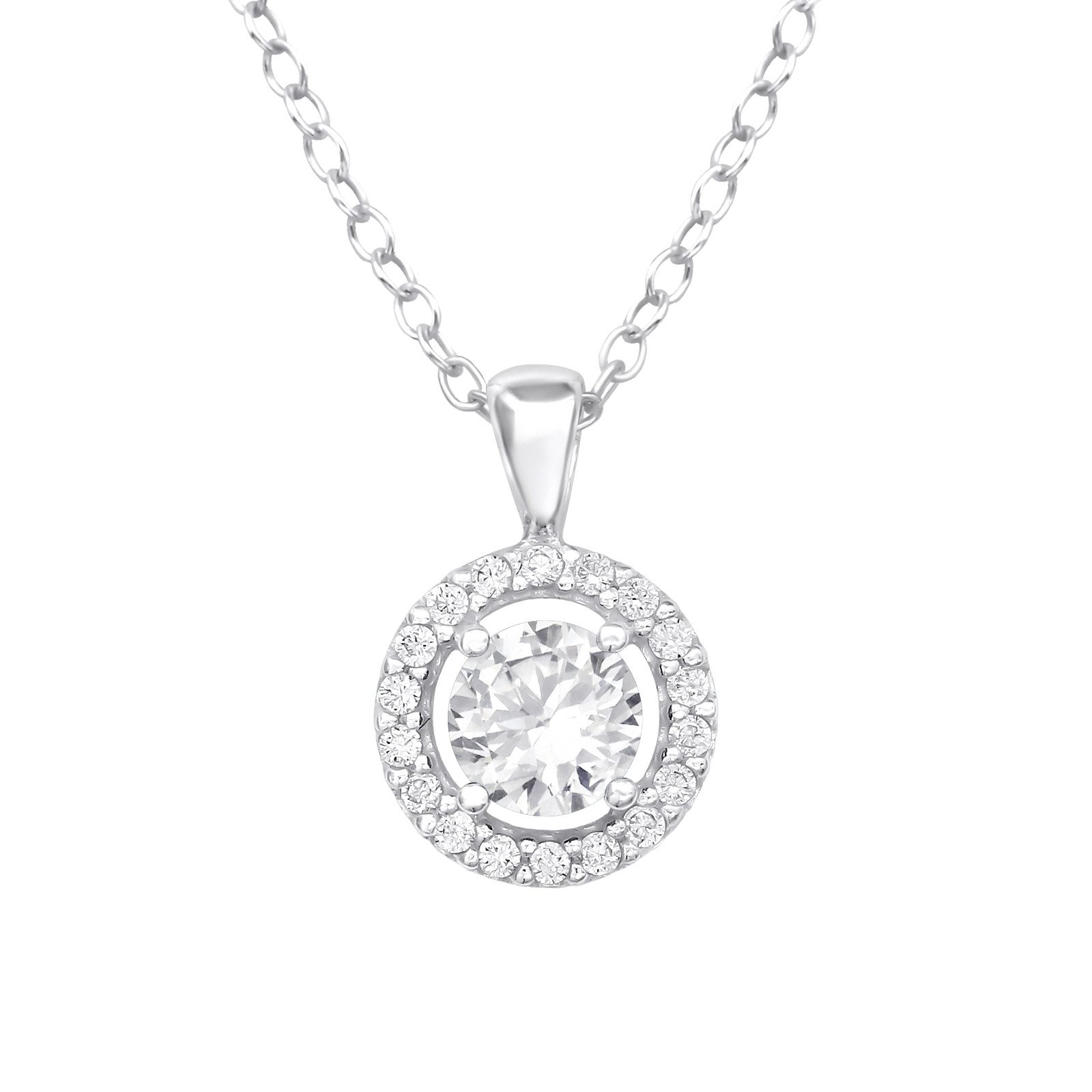 ALEXANDER YORK Kette mit Anhänger ROYALin weiß, 2-tlg., 925 Sterling Silber günstig online kaufen