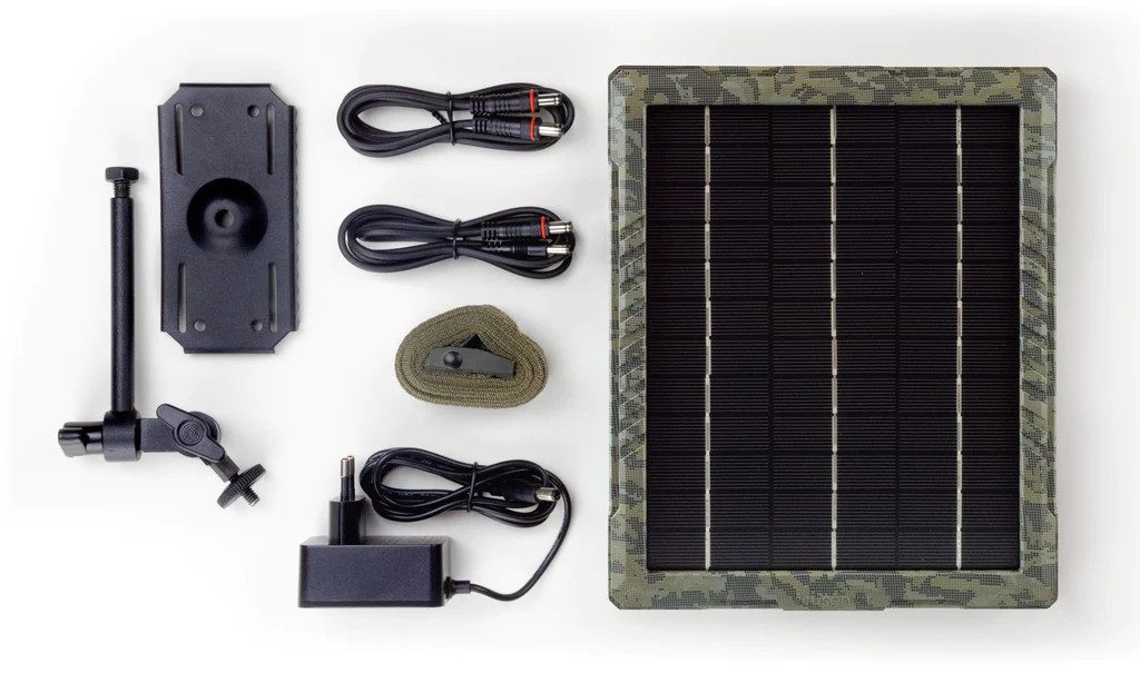 ICUserver Wildkamera icusun (Solarpanel 5,4 W – Für Wildkameras & Überwachungskameras, IP54)