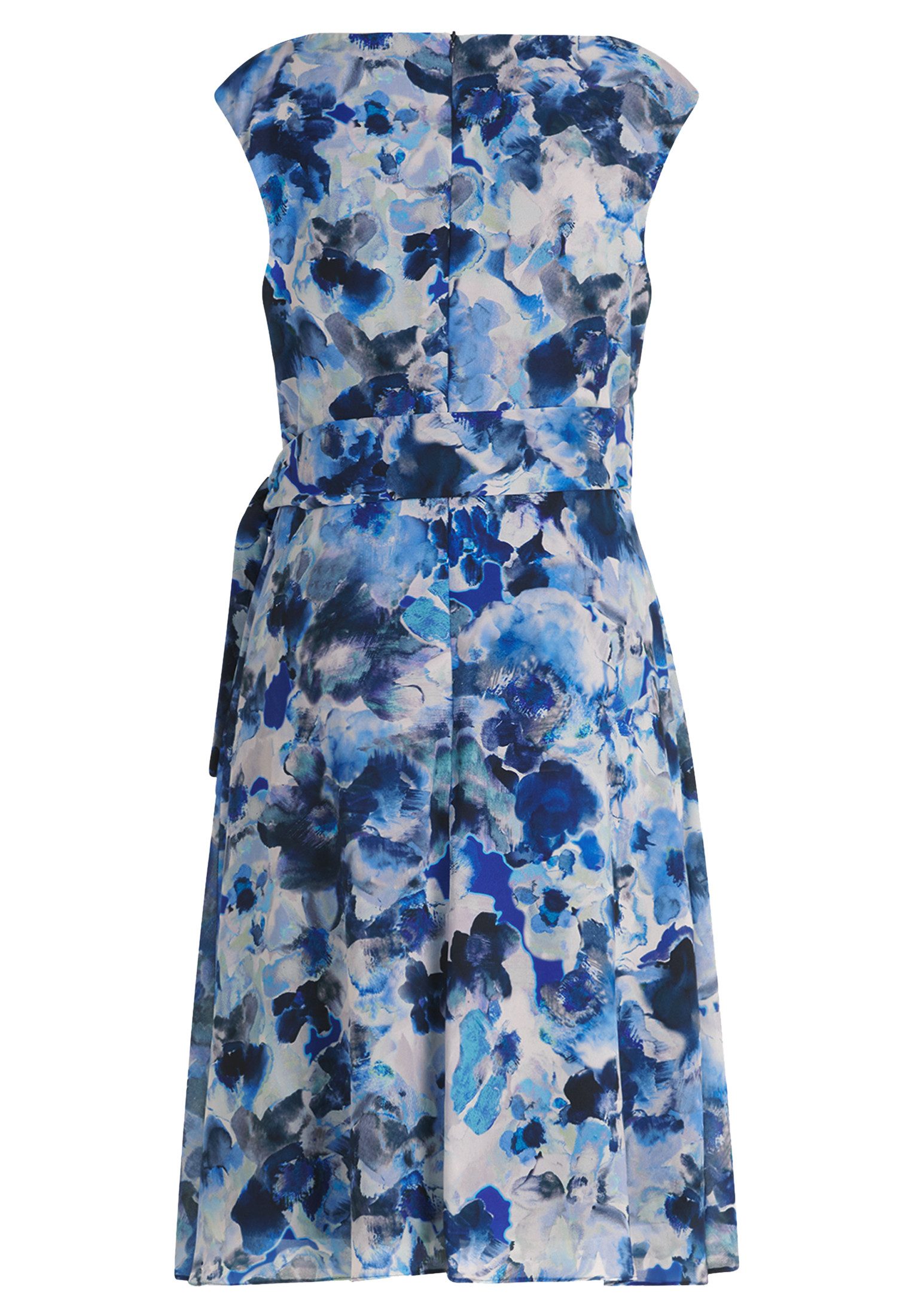 Vera Mont Cocktailkleid Damen mit Bindegürtel Druck