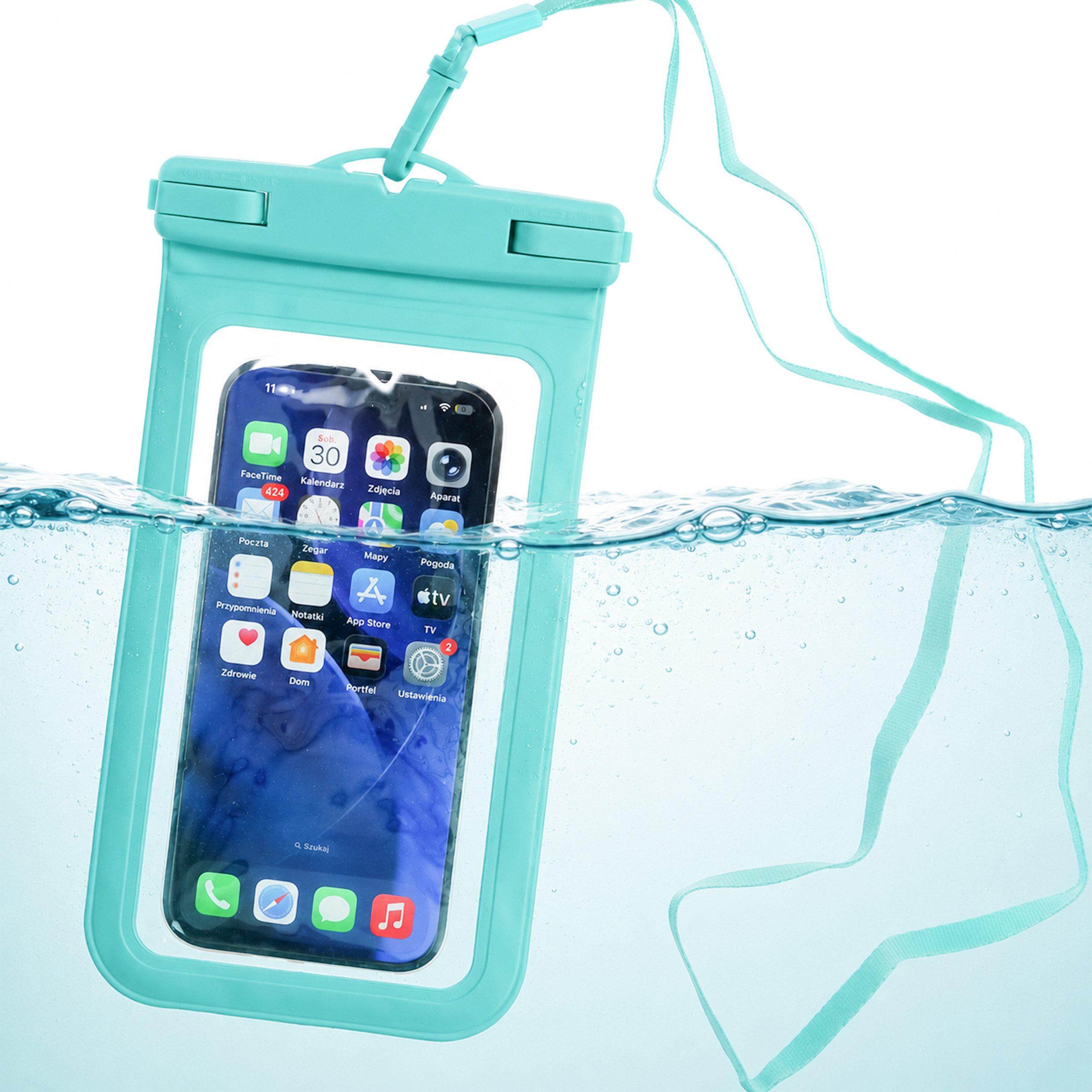Moto Active Smartphone-Hülle Wasserdichte Handyhülle Handytasche Touchscreen Umhängeband Outdoor 4,7 - 7 Zol, Smartphone wasserdicht Strand Schwimmen Kajak SUP – Bild 2 von 4