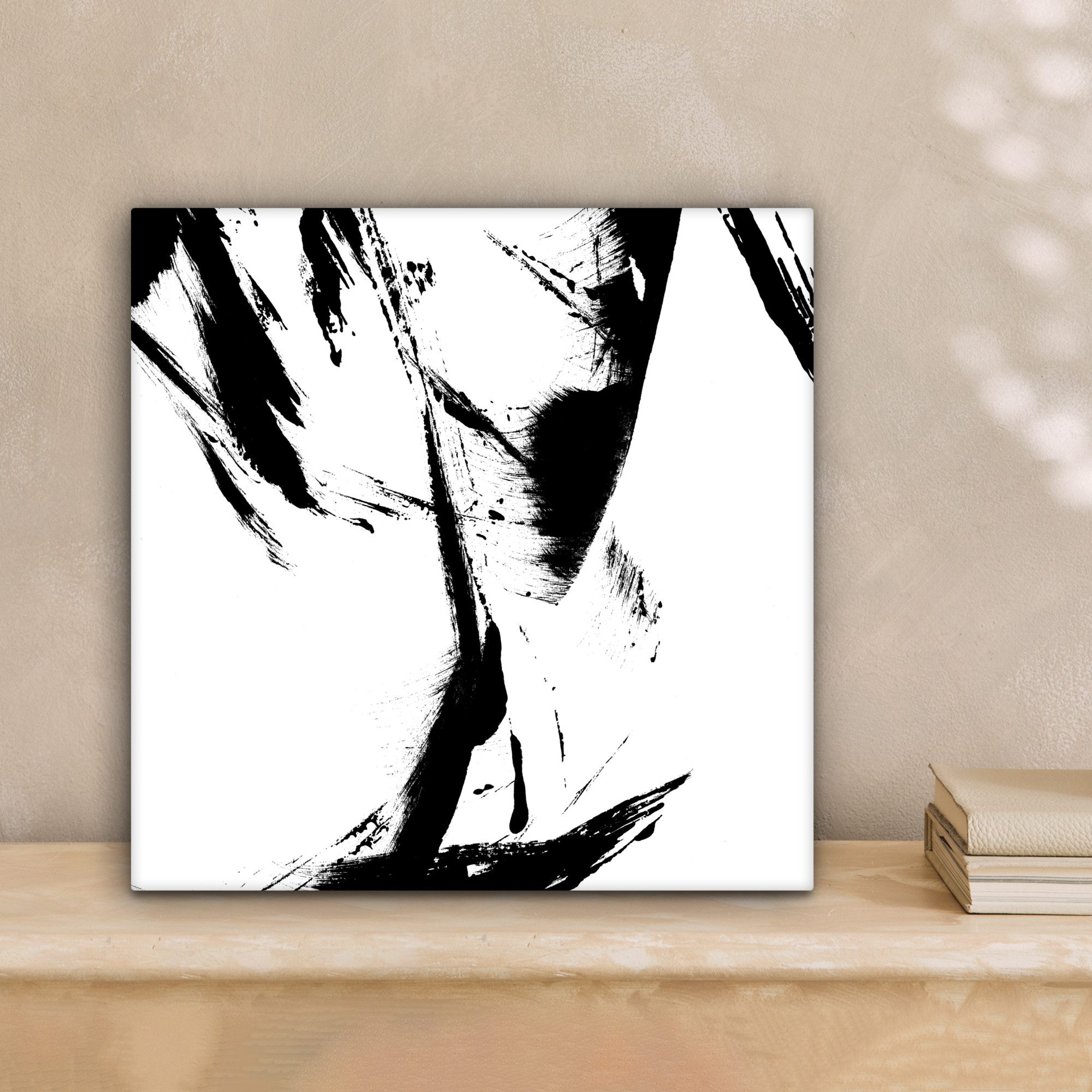 OneMillionCanvasses® Leinwandbild Farbe - Schwarz - günstig online kaufen