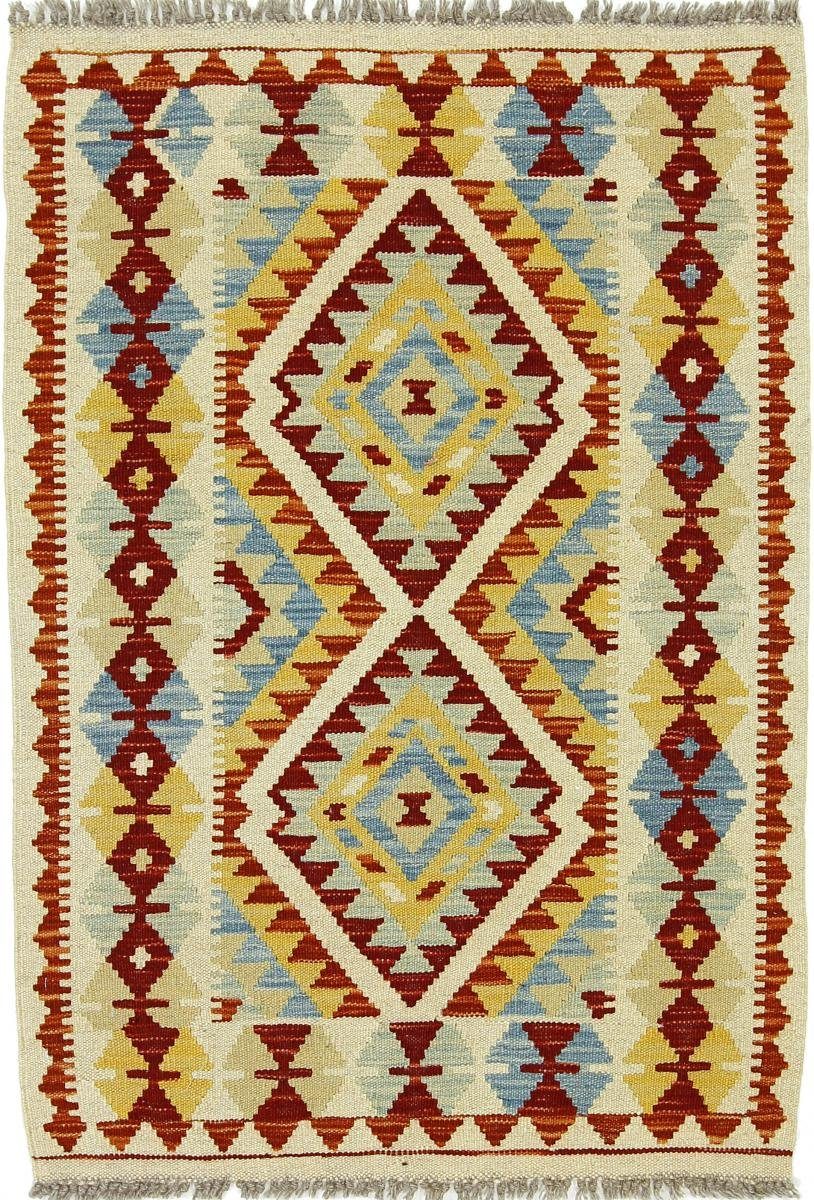 Orientteppich Kelim Afghan 82x120 Handgewebter Orientteppich, Nain Trading, rechteckig, Höhe: 3 mm