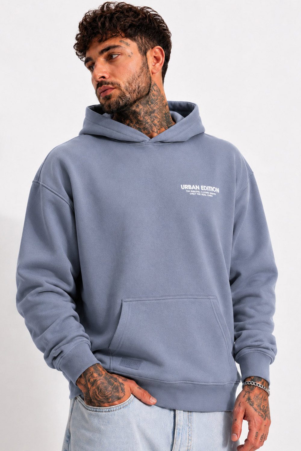 SUBLEVEL Kapuzenpullover Hoodie Herren Kapuzenpullover Kapuzenjacke Sweater Perfekte Passform Hochwertige Verarbeitung, Angenehm weich & bequem