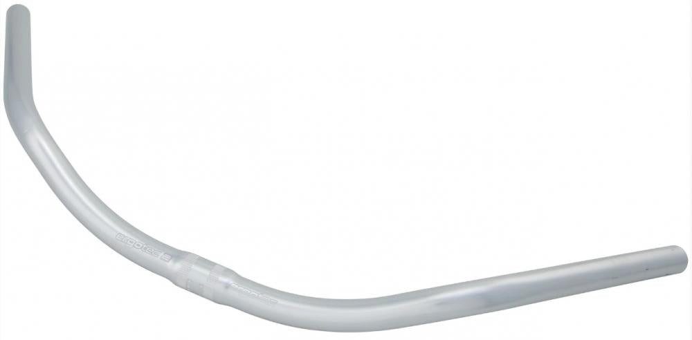 Fahrradlenker Ergotec Lenker Moon Cruiser Ø 25.4 mm 610 mm Höhe 55 mm 53° silber